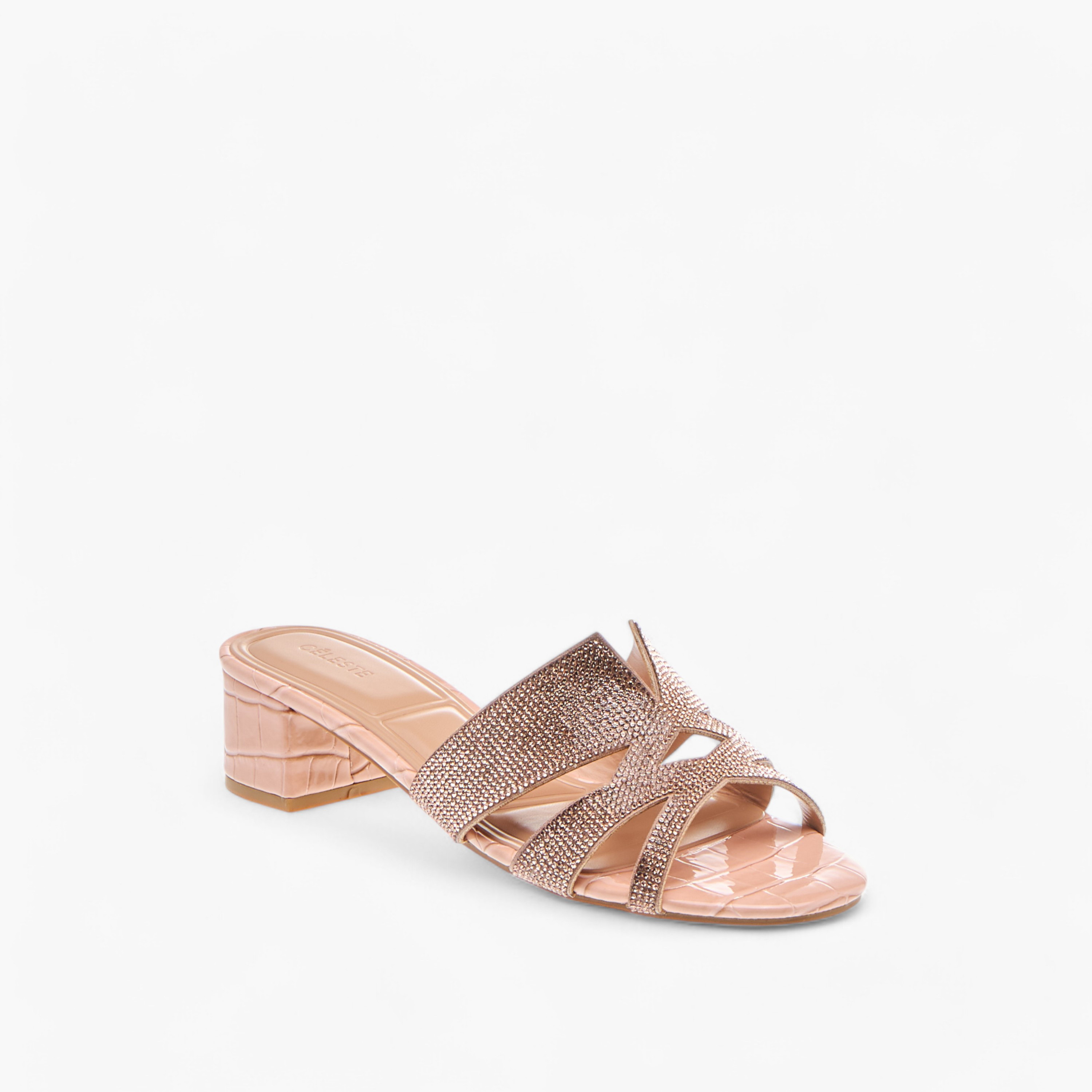 Celeste Women's Embellished Slip-On Sandals with Block Heels-women-shoes-sandals-heeled-image-7