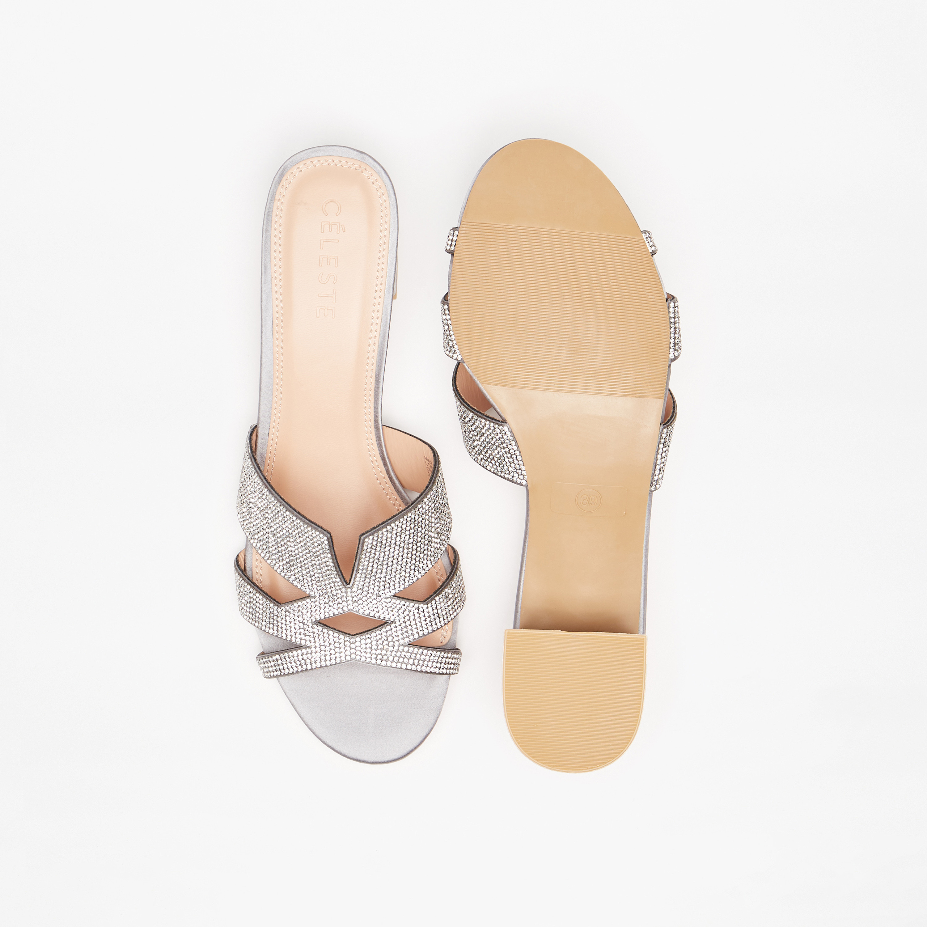 صندل مزيّن سهل الارتداء بكعب سميك للنساء من سيليست-women-shoes-heels-image-9