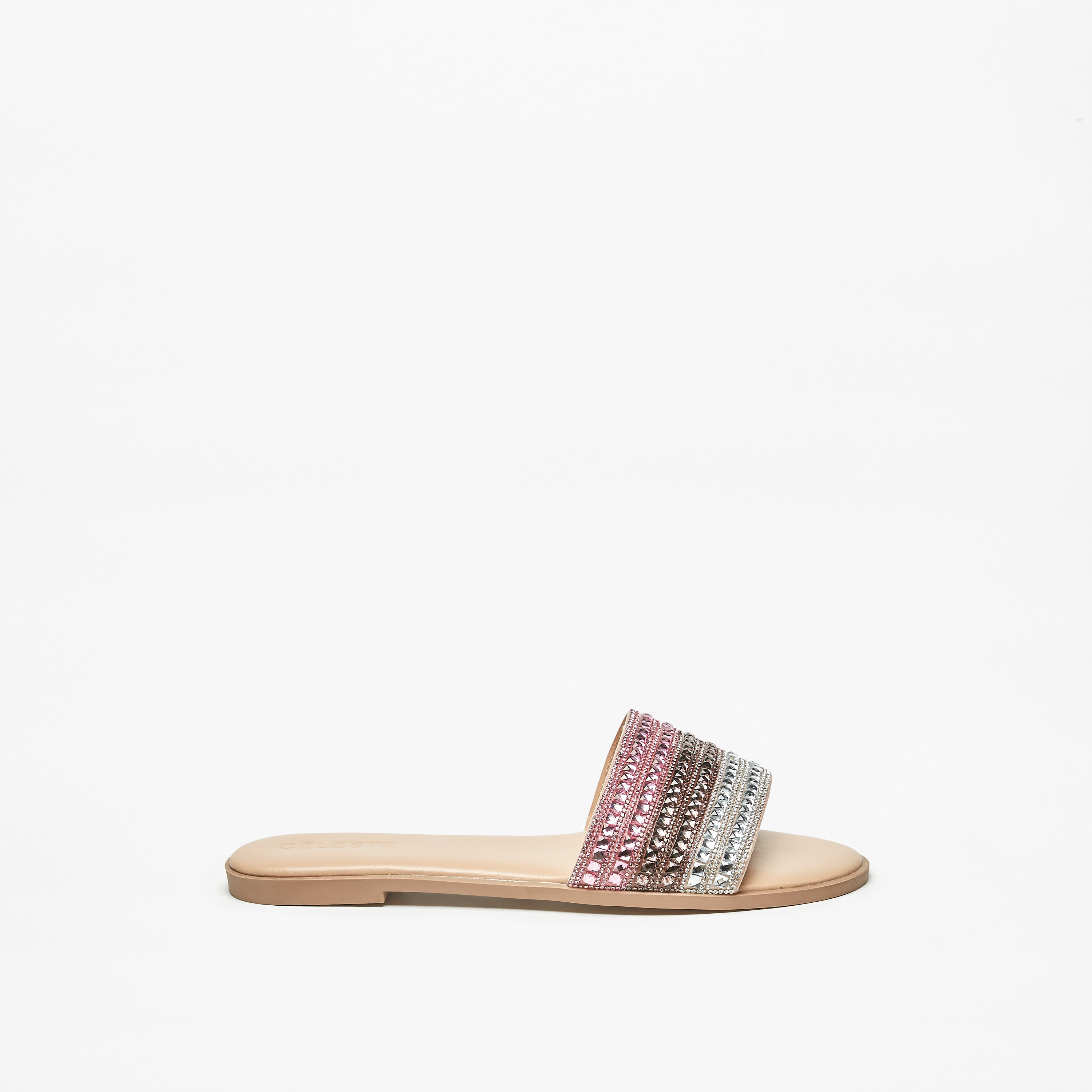 صندل مسطح سهل الارتداء ومزيّن للنساء من سيليست-women-shoes-flats-sandals-image-3