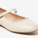 Celeste Women's Solid Round Toe Ballerina Shoes with Buckle Closure-Women%27s Ballerinas-thumbnail-4