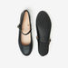 Celeste Women's Solid Round Toe Ballerina Shoes with Buckle Closure-Women%27s Ballerinas-thumbnail-3