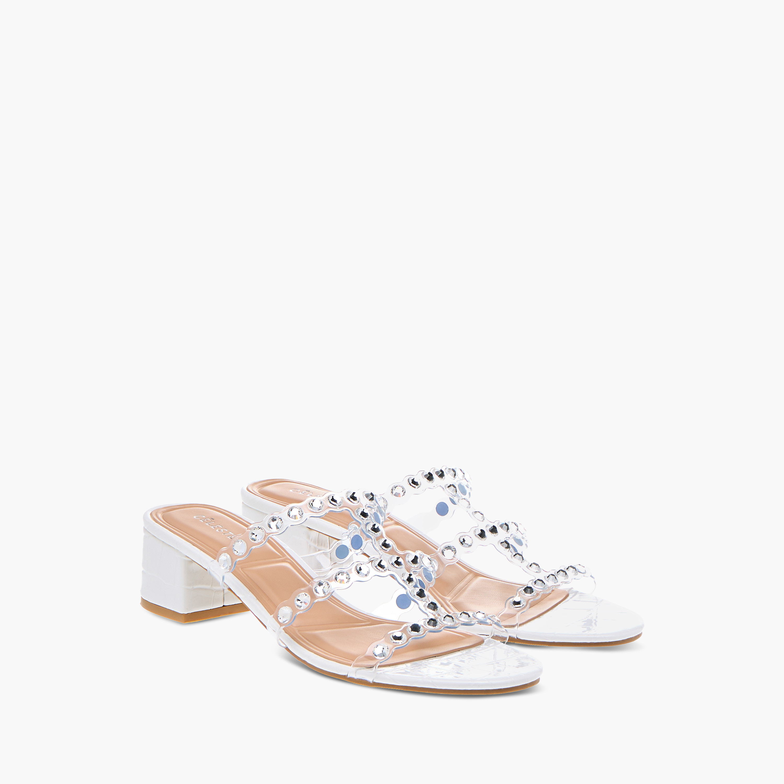 Celeste Women's Embellished Slip-On Sandals with Block Heels-women-shoes-sandals-heeled-image-1