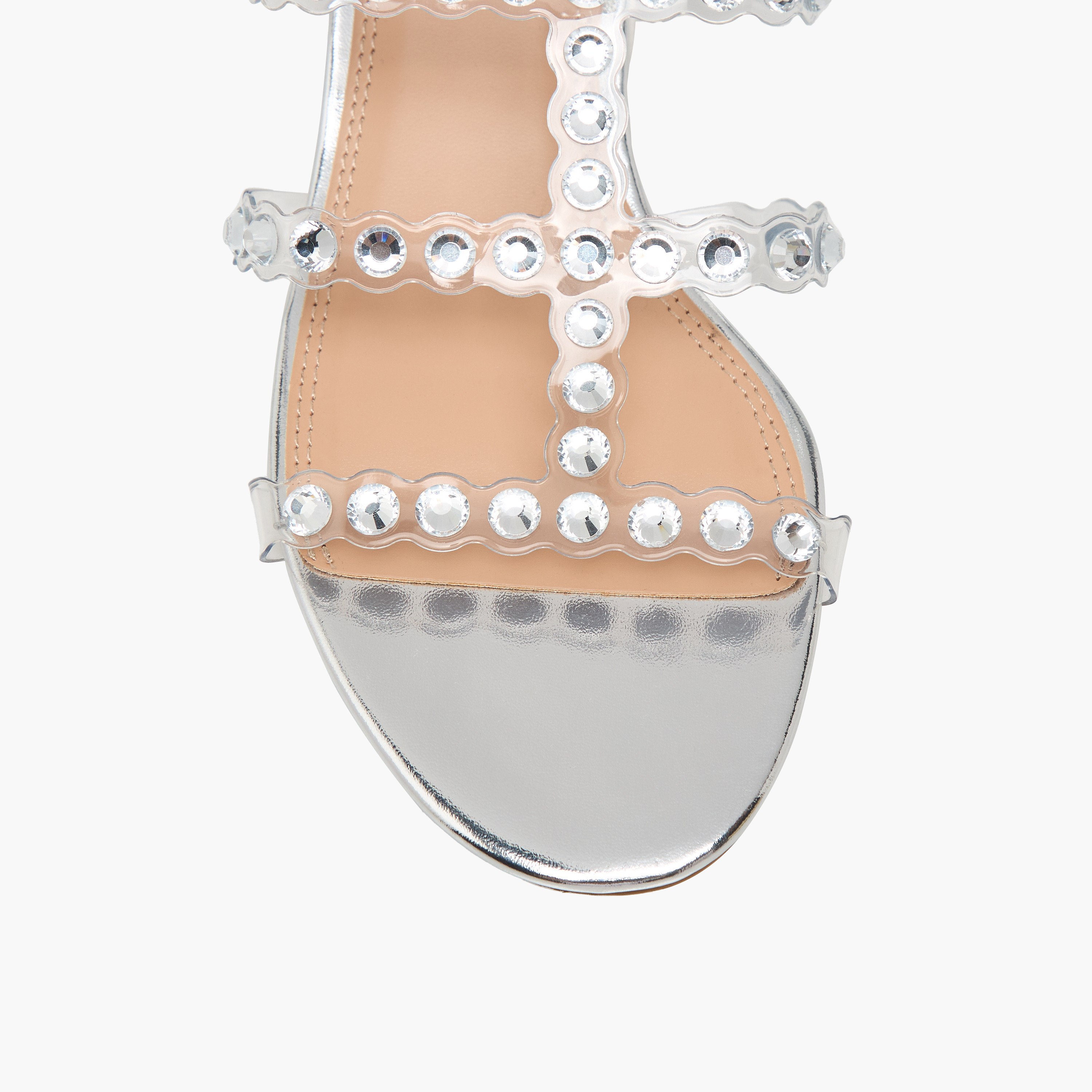 Celeste Women's Embellished Slip-On Sandals wirh Block Heels-women-shoes-sandals-heeled-image-4