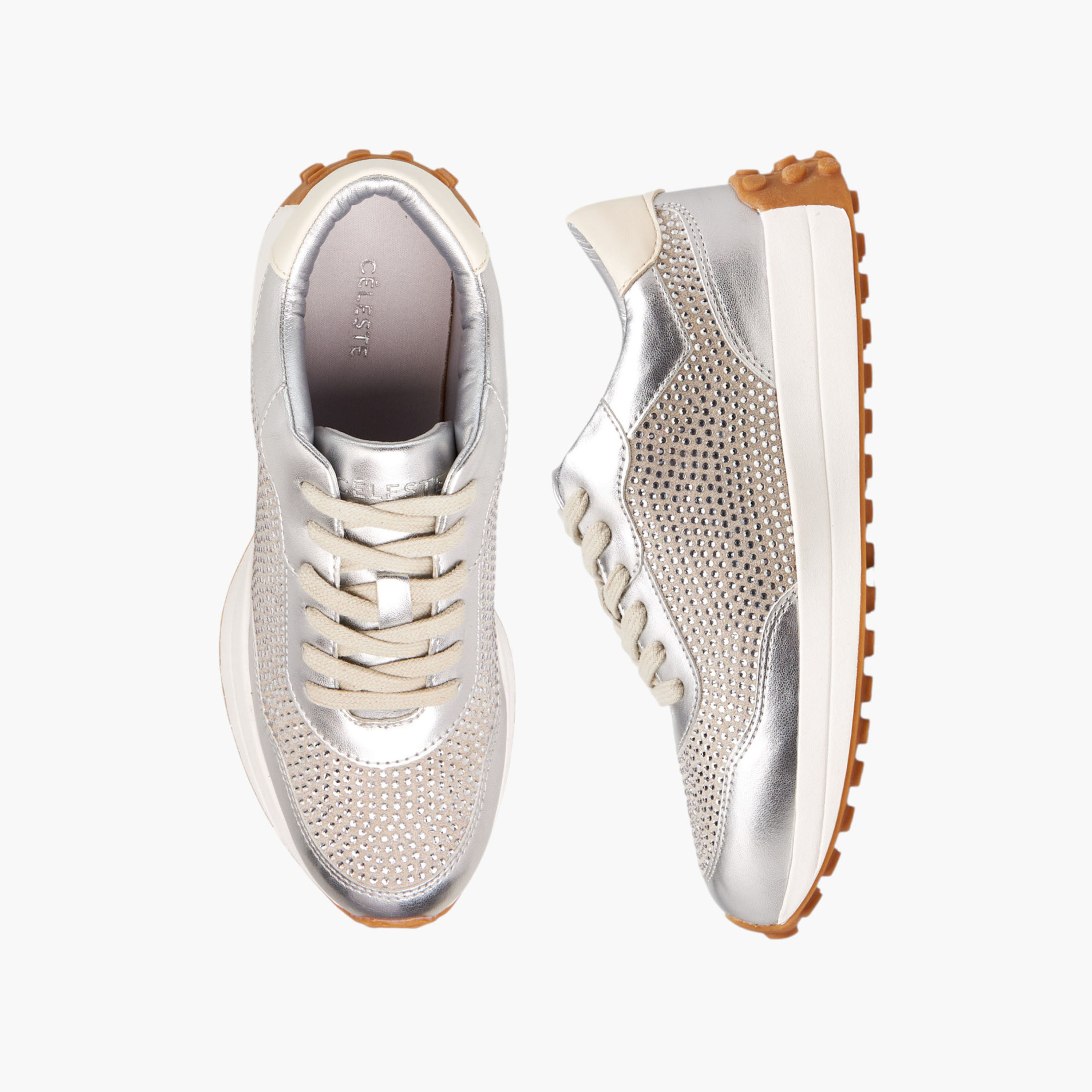 Celeste Women's Embellished Lace-Up Sneakers-women-shoes-sneakers-image-1