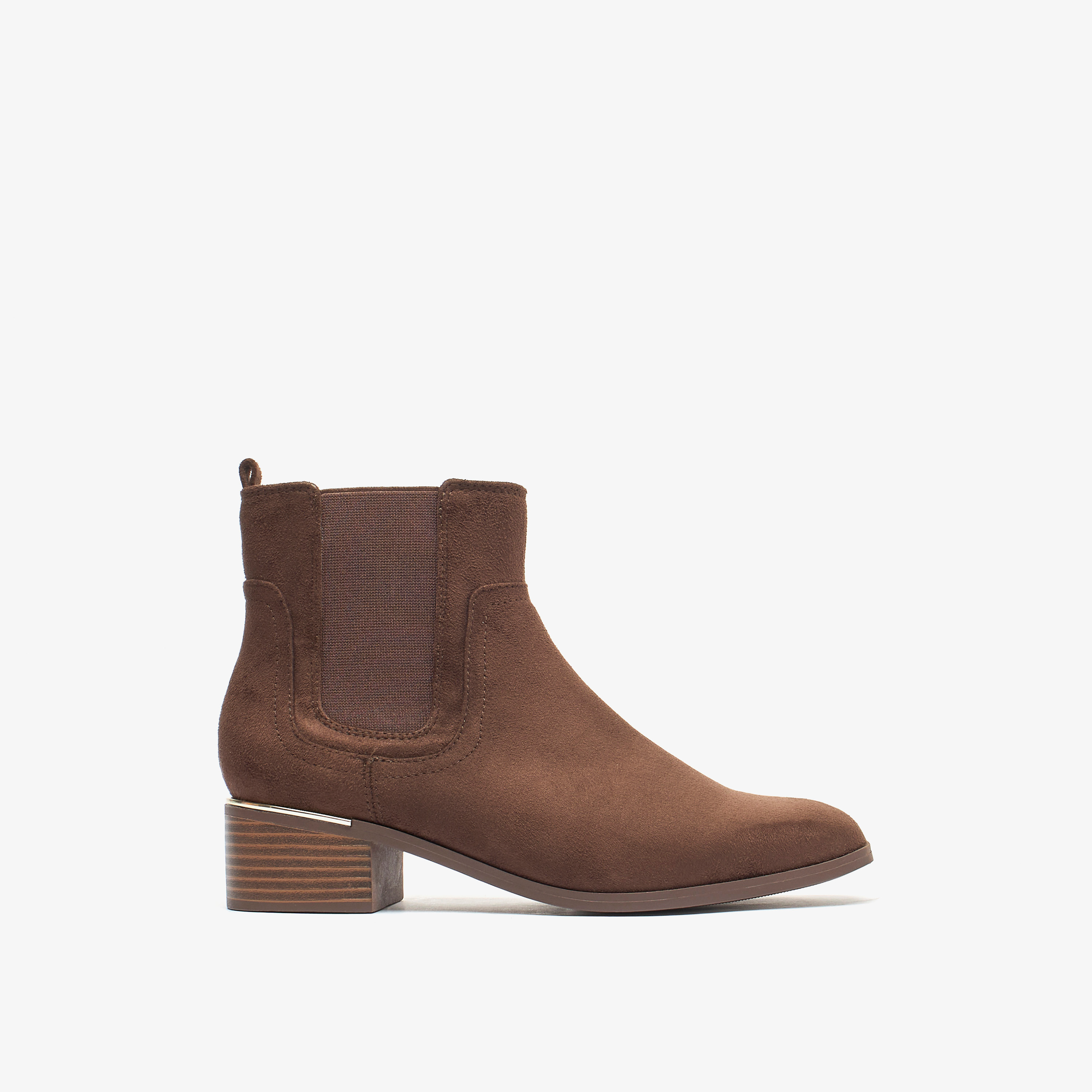 Flora Bella Textured Slip-On Ankle Boots with Block Heels-women-shoes-boots-image-3