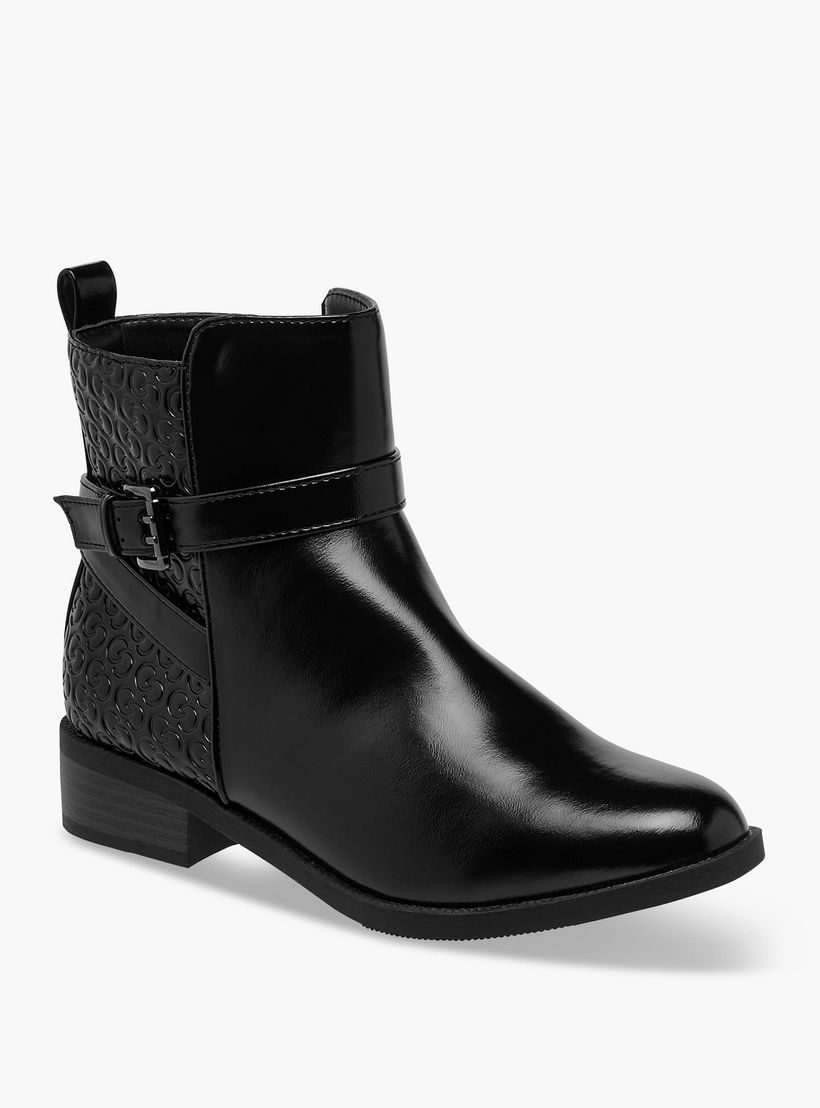 بوت بطول الكاحل وكعب سميك وسحاب إغلاق للنساء من سيليست-women-shoes-boots-image-3
