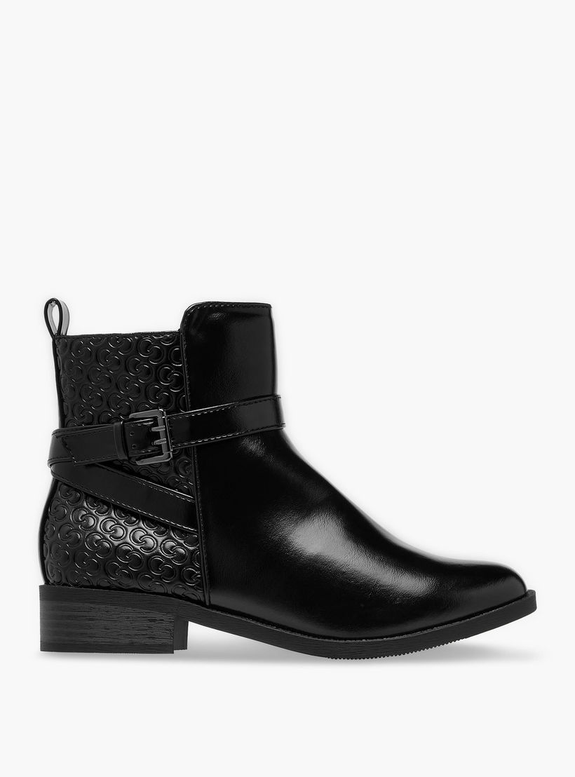 بوت بطول الكاحل وكعب سميك وسحاب إغلاق للنساء من سيليست-women-shoes-boots-image-4