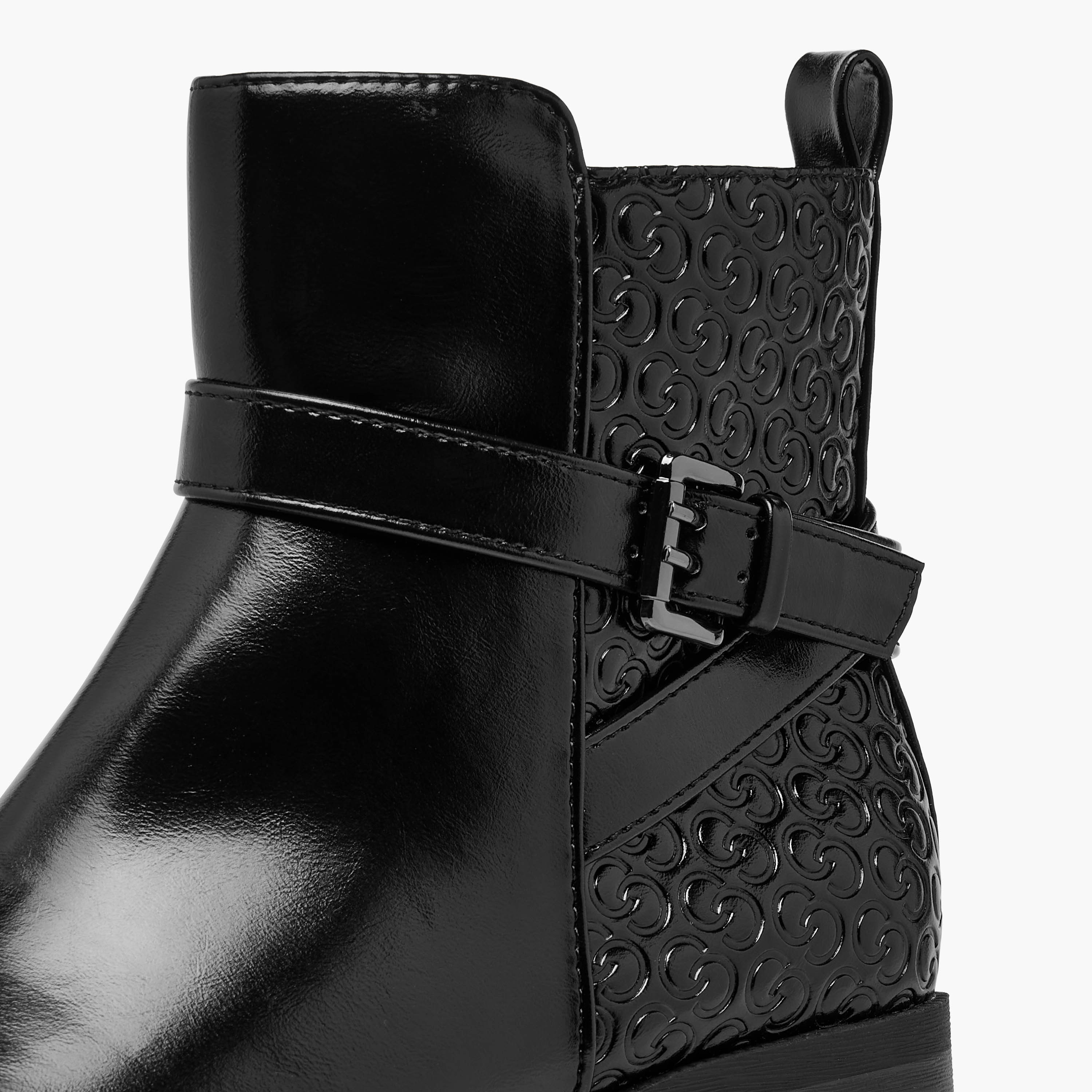بوت بطول الكاحل وكعب سميك وسحاب إغلاق للنساء من سيليست-women-shoes-boots-image-5