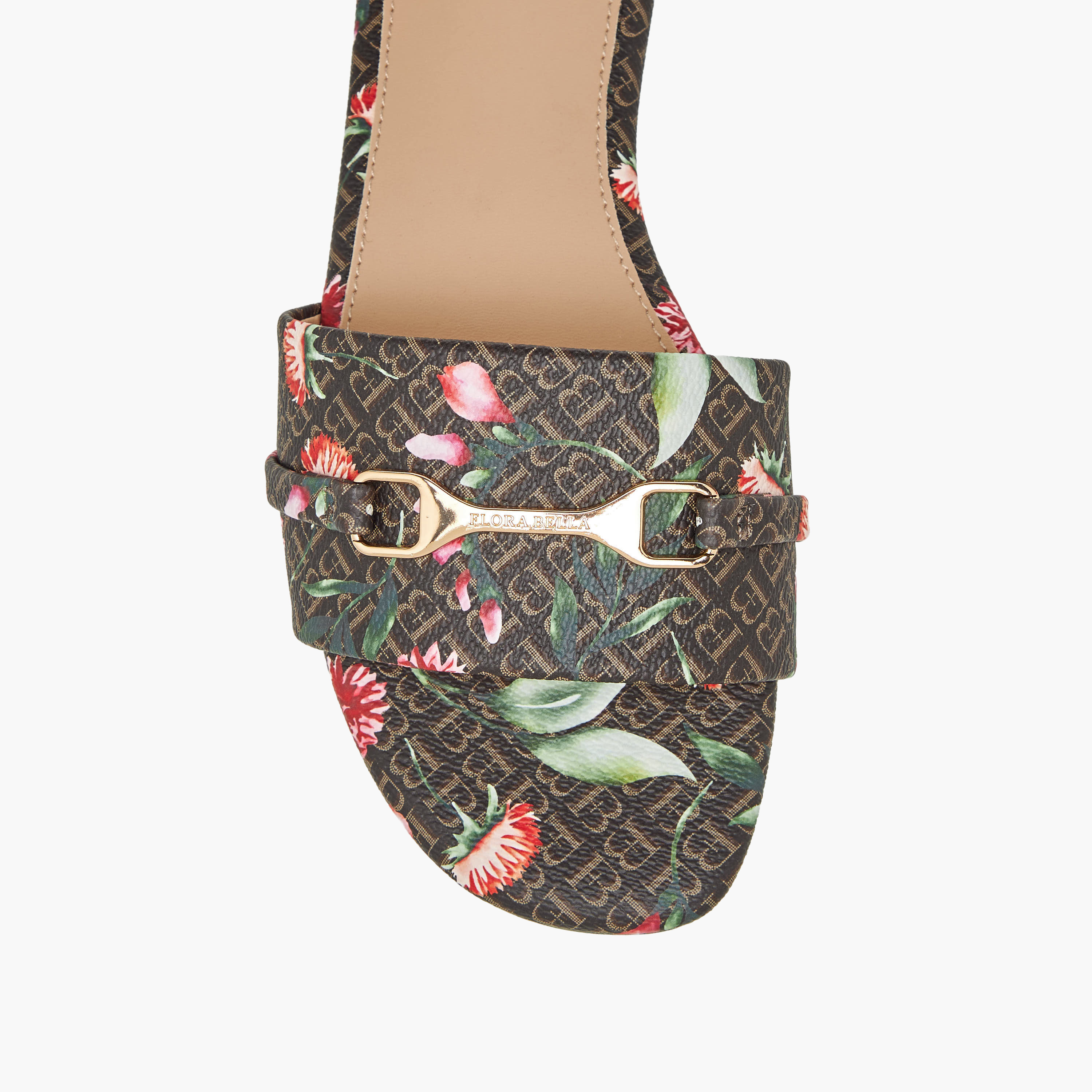 Flora Bella Women Monogram Print Sandals-women-shoes-flats-sandals-image-4