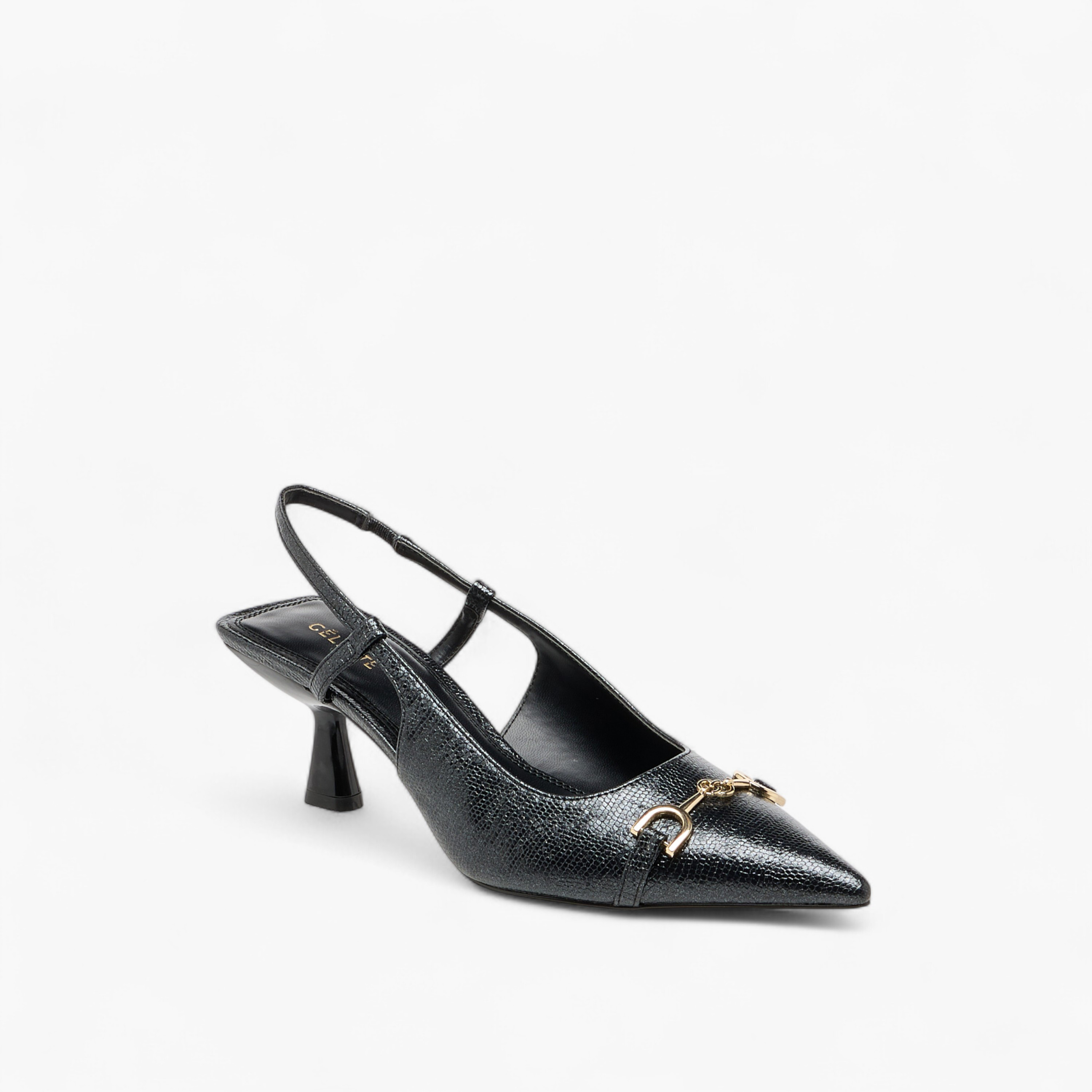 Celeste Women's Metal Accent Slingback Shoes with Kitten Heels-women-shoes-heels-image-2