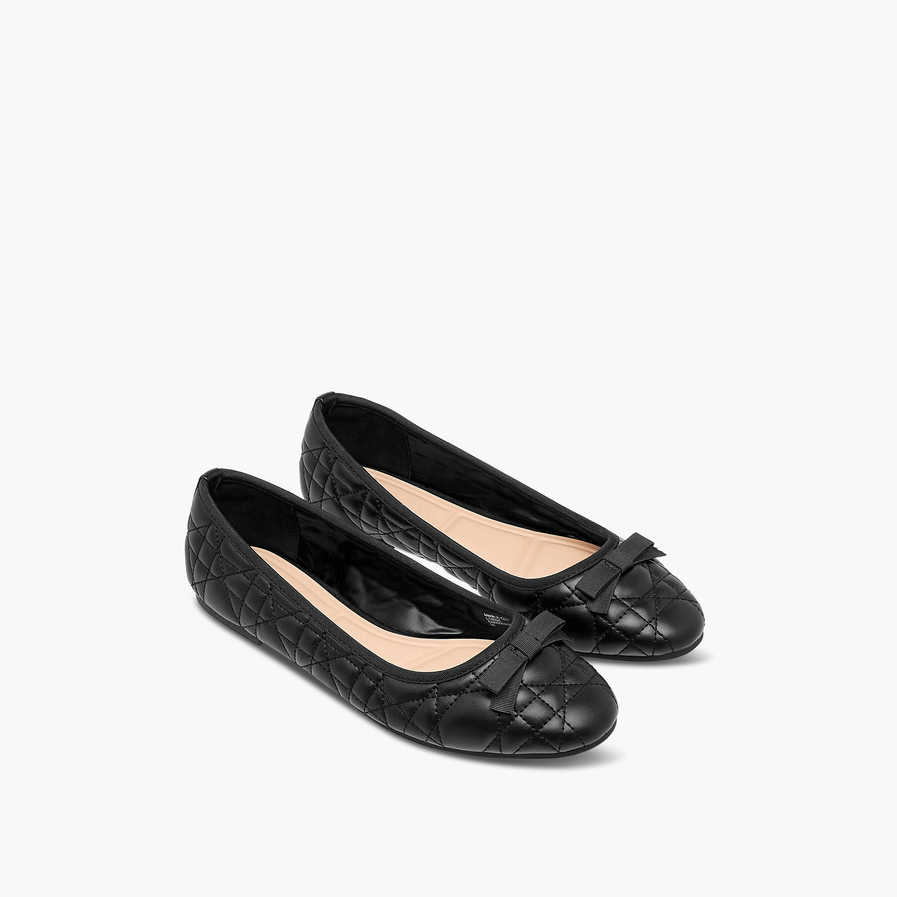 Celeste Women's Quilted Slip-On Ballerina Shoes-women-shoes-ballerinas-image-1