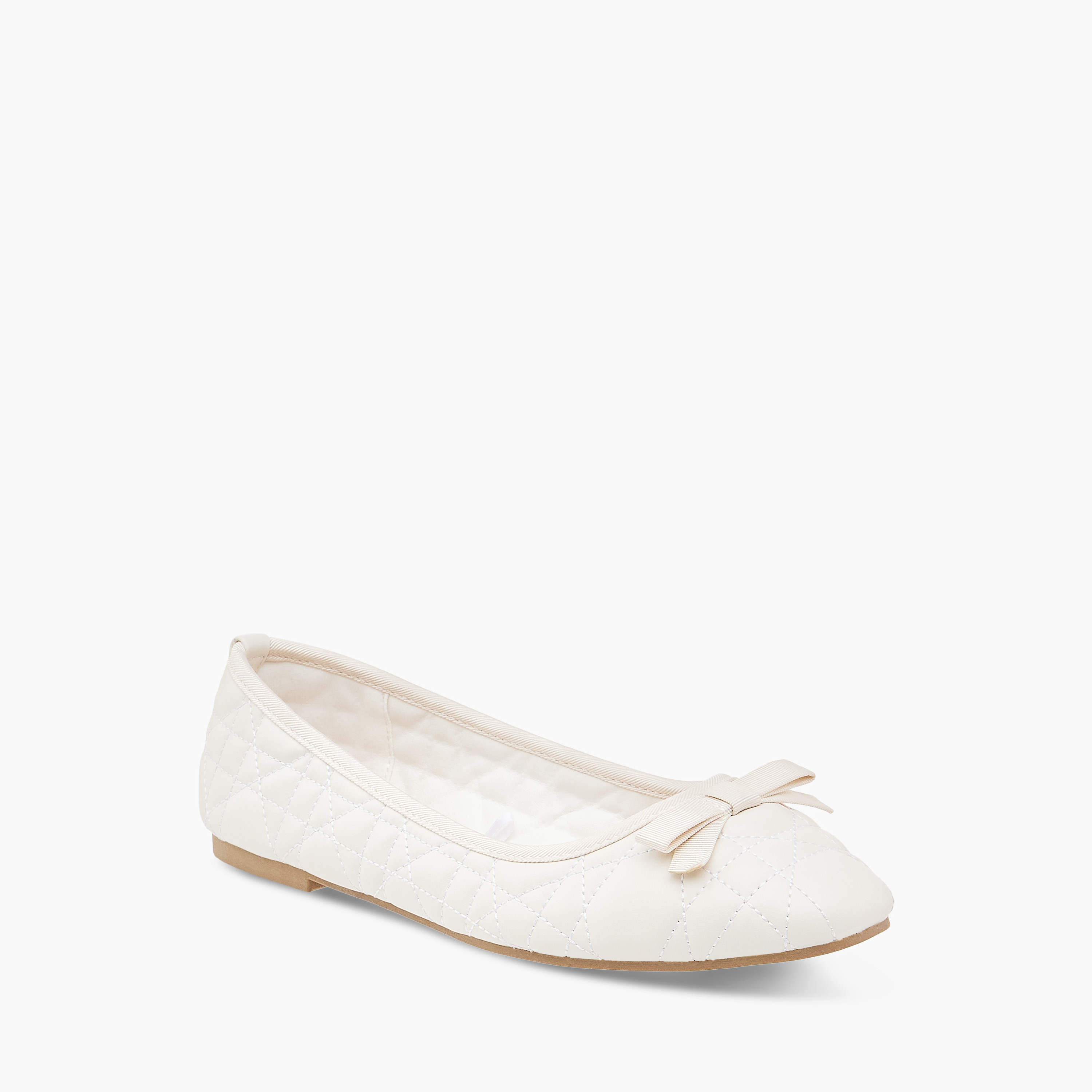 Celeste Women's Quilted Slip-On Ballerina Shoes-women-shoes-flats-ballerinas-image-2