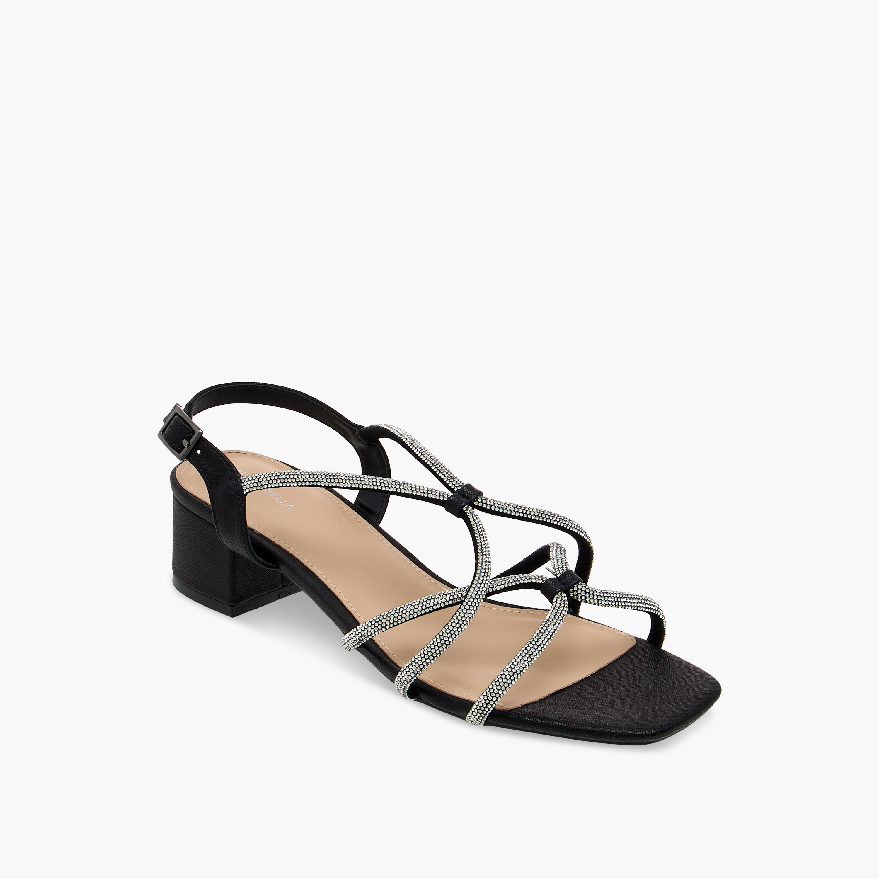 صندل بكعب سميك مزين للنساء من فلورا بيلا-women-shoes-sandals-heeled-image-3