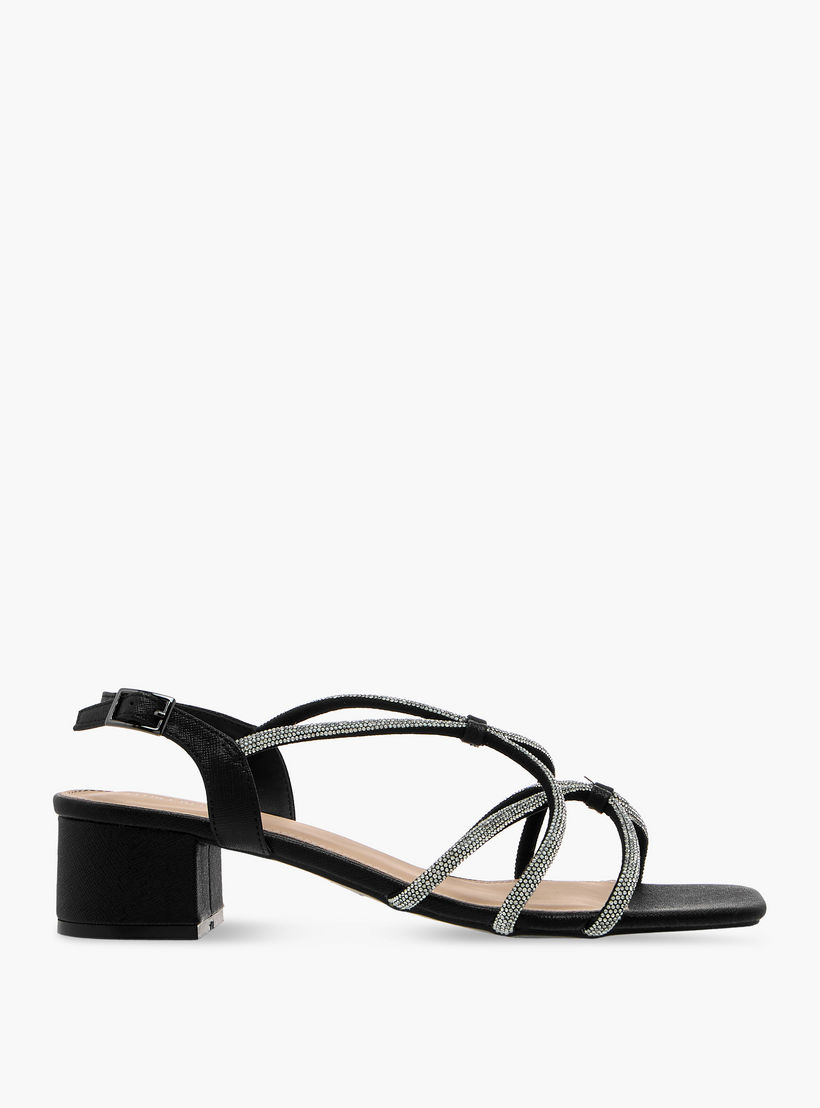 صندل بكعب سميك مزين للنساء من فلورا بيلا-women-shoes-sandals-heeled-image-4