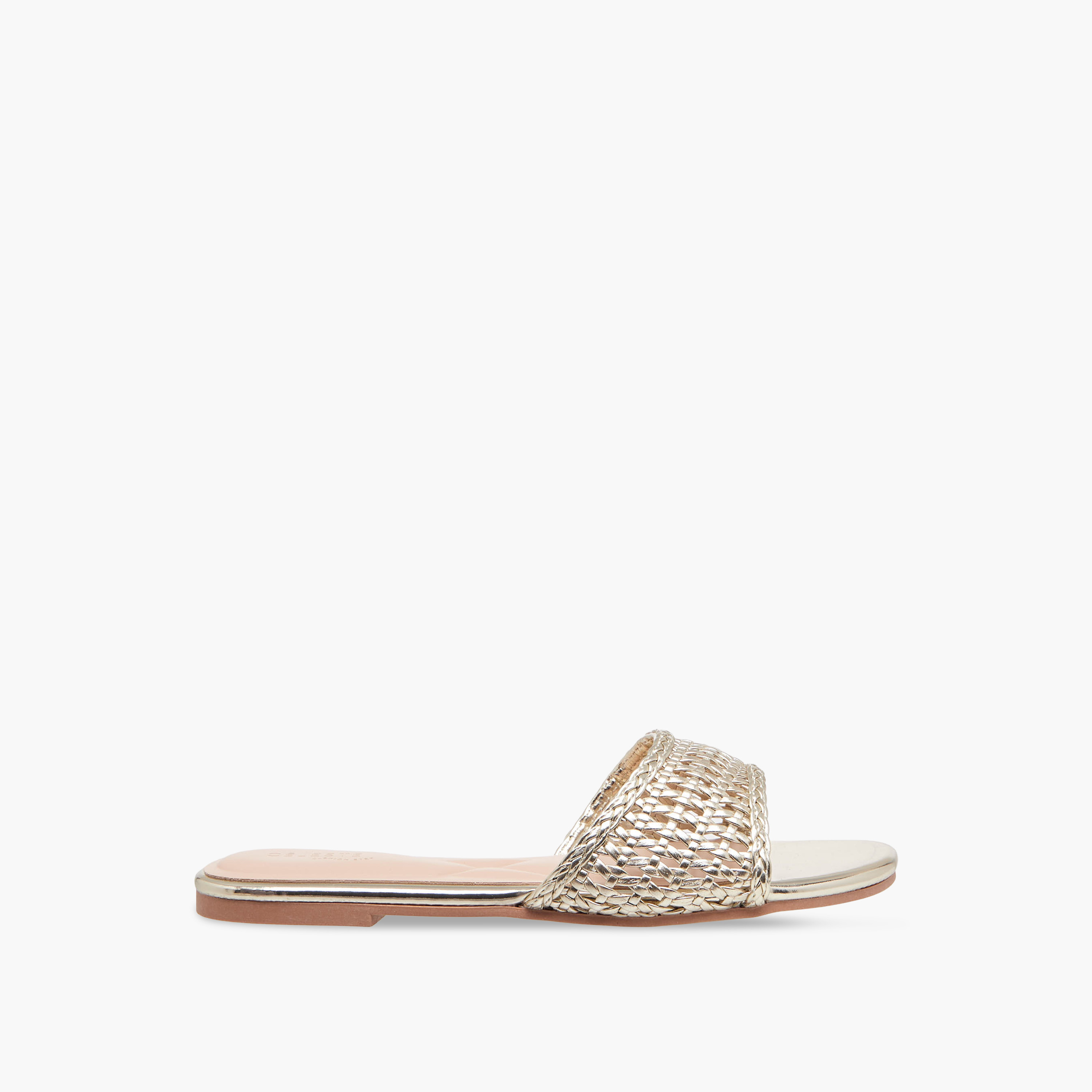 صندل مسطّح منسوج بارز الملمس للنساء من سيليست-women-shoes-flats-sandals-image-4