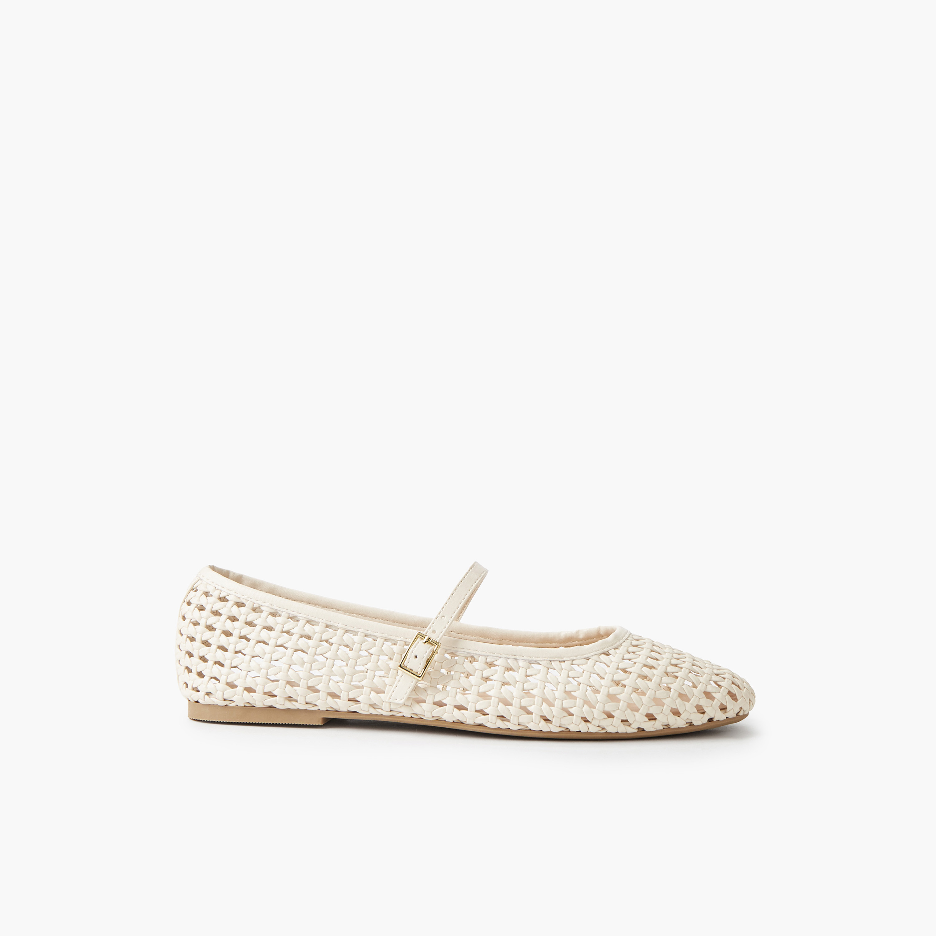 حذاء باليرينا بحزام إبزيم للنساء من سيليست-women-shoes-ballerinas-image-3
