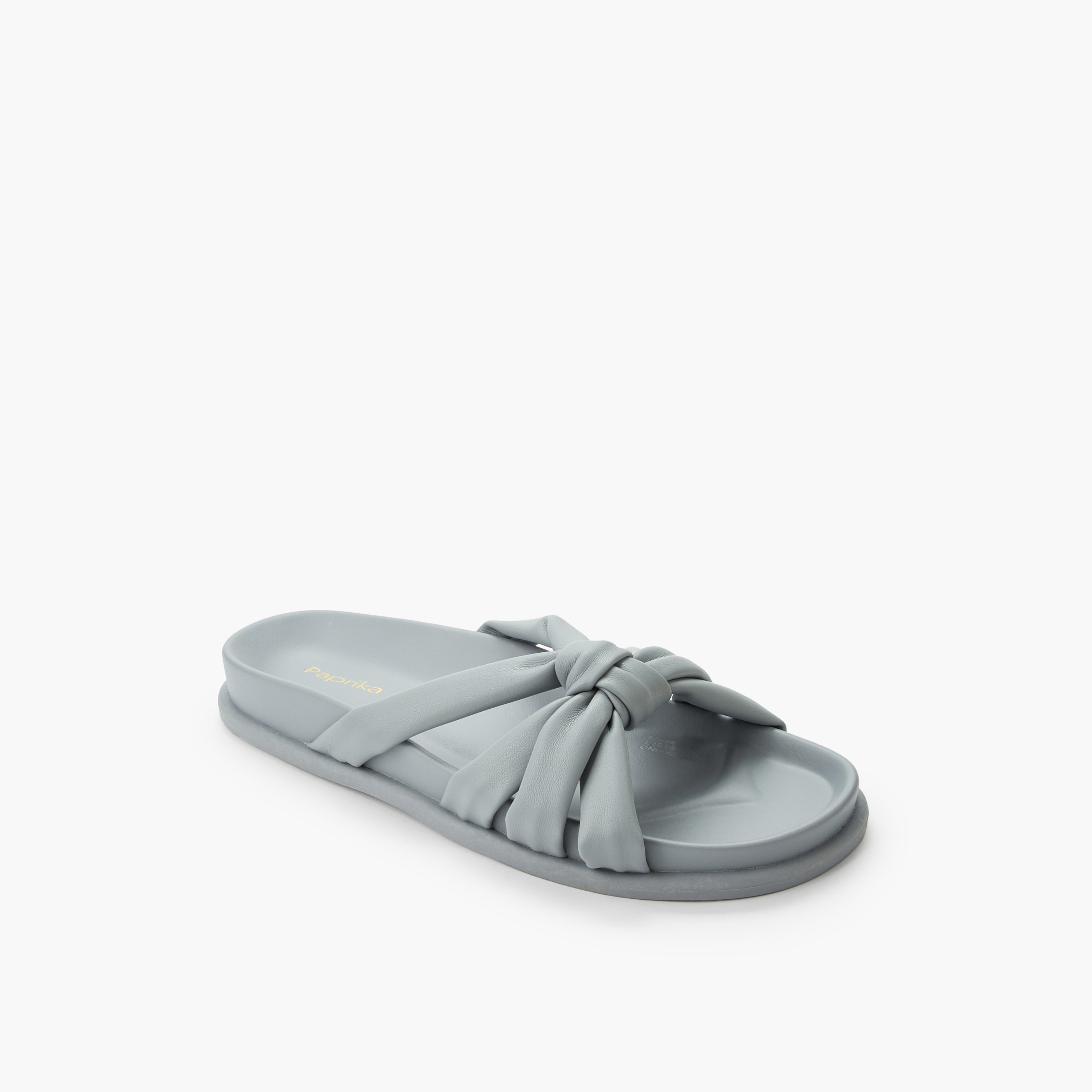 Paprika Women Knot Detail Slide Sandals-women-shoes-flats-sandals-image-2