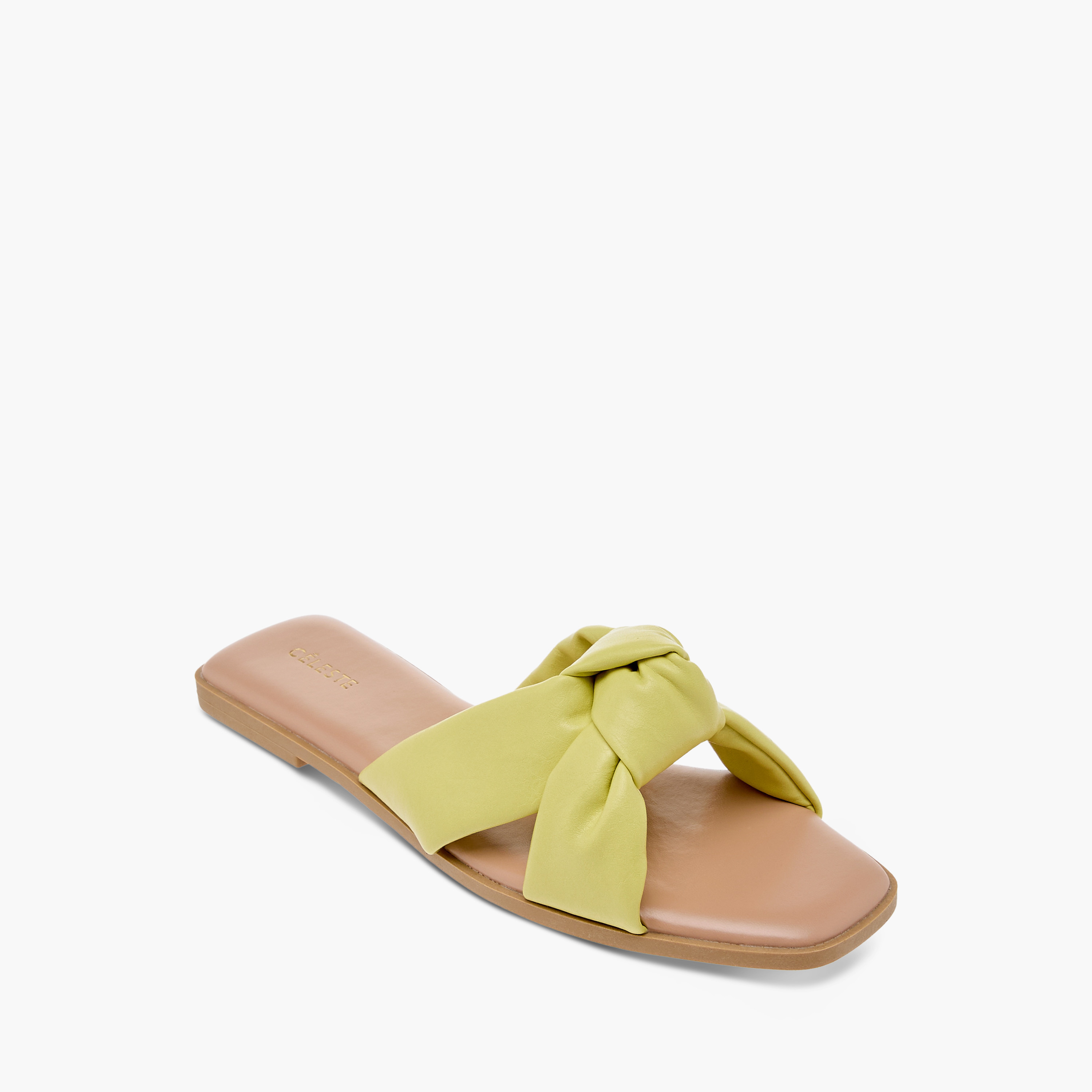 Celeste Women's Knot Detail Slip-On Flat Sandals-women-shoes-flats-sandals-image-2