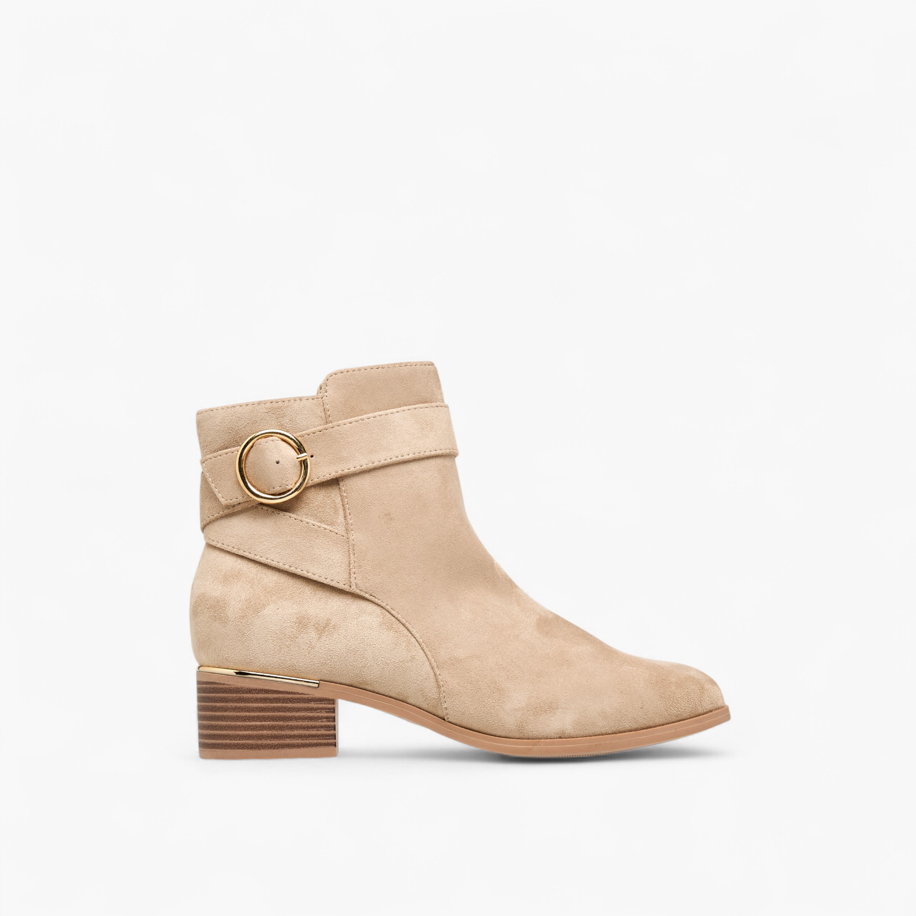 Flora Bella Solid Ankle Boots with Zip Closure-women-shoes-boots-image-3
