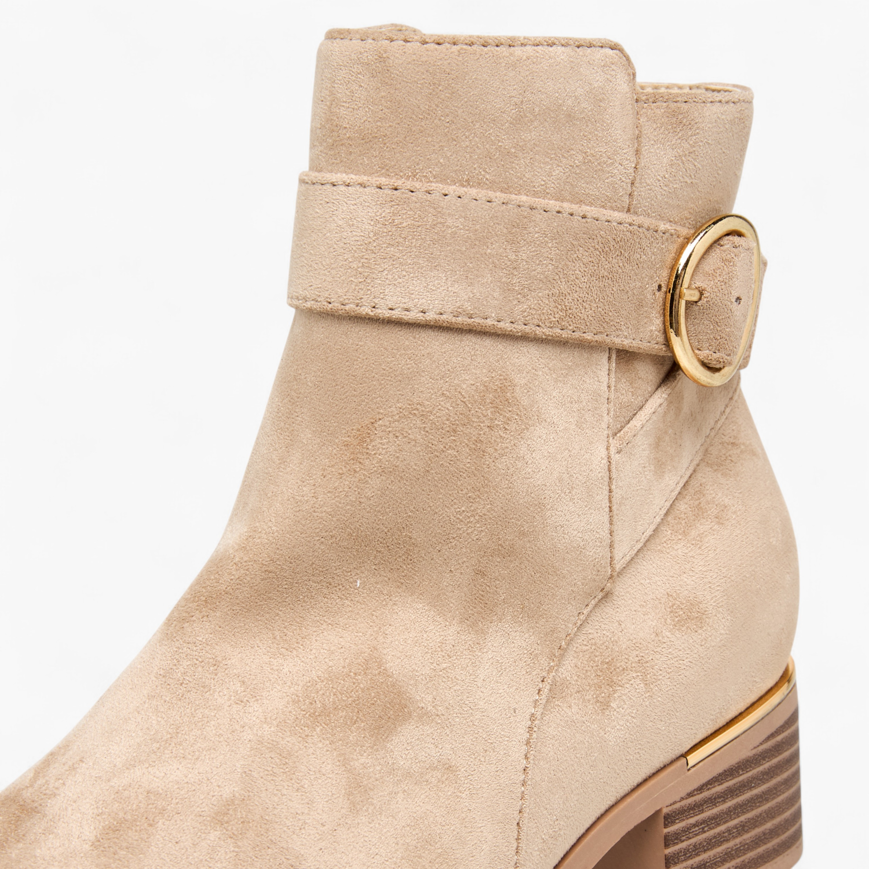 Flora Bella Solid Ankle Boots with Zip Closure-women-shoes-boots-image-4