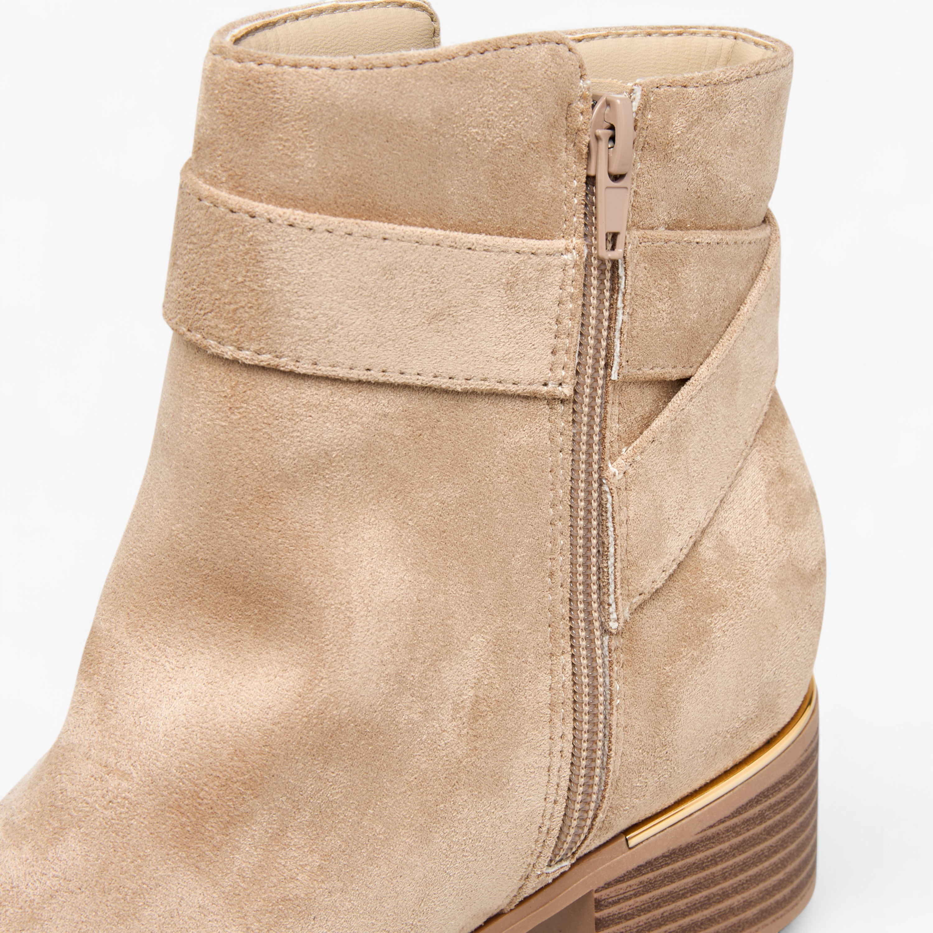 Flora Bella Solid Ankle Boots with Zip Closure-women-shoes-boots-image-5