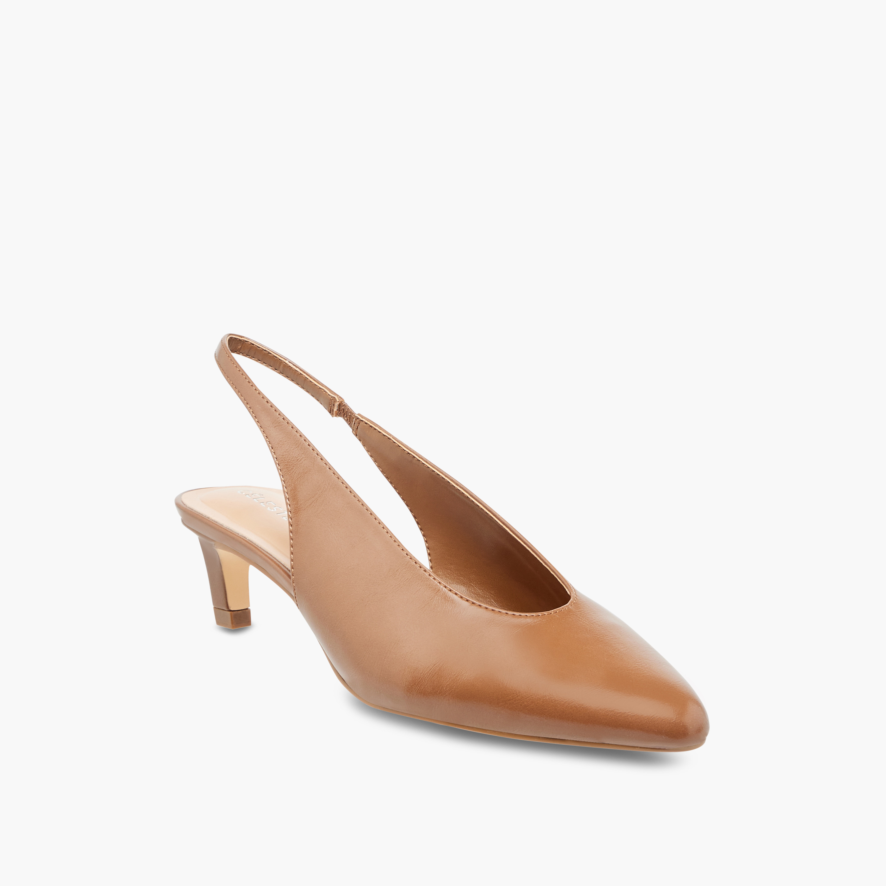 حذاء نسائي سادة بمقدمة مدببة وحزام خلفي بكعب صغير من سيليست-women-shoes-heels-image-2
