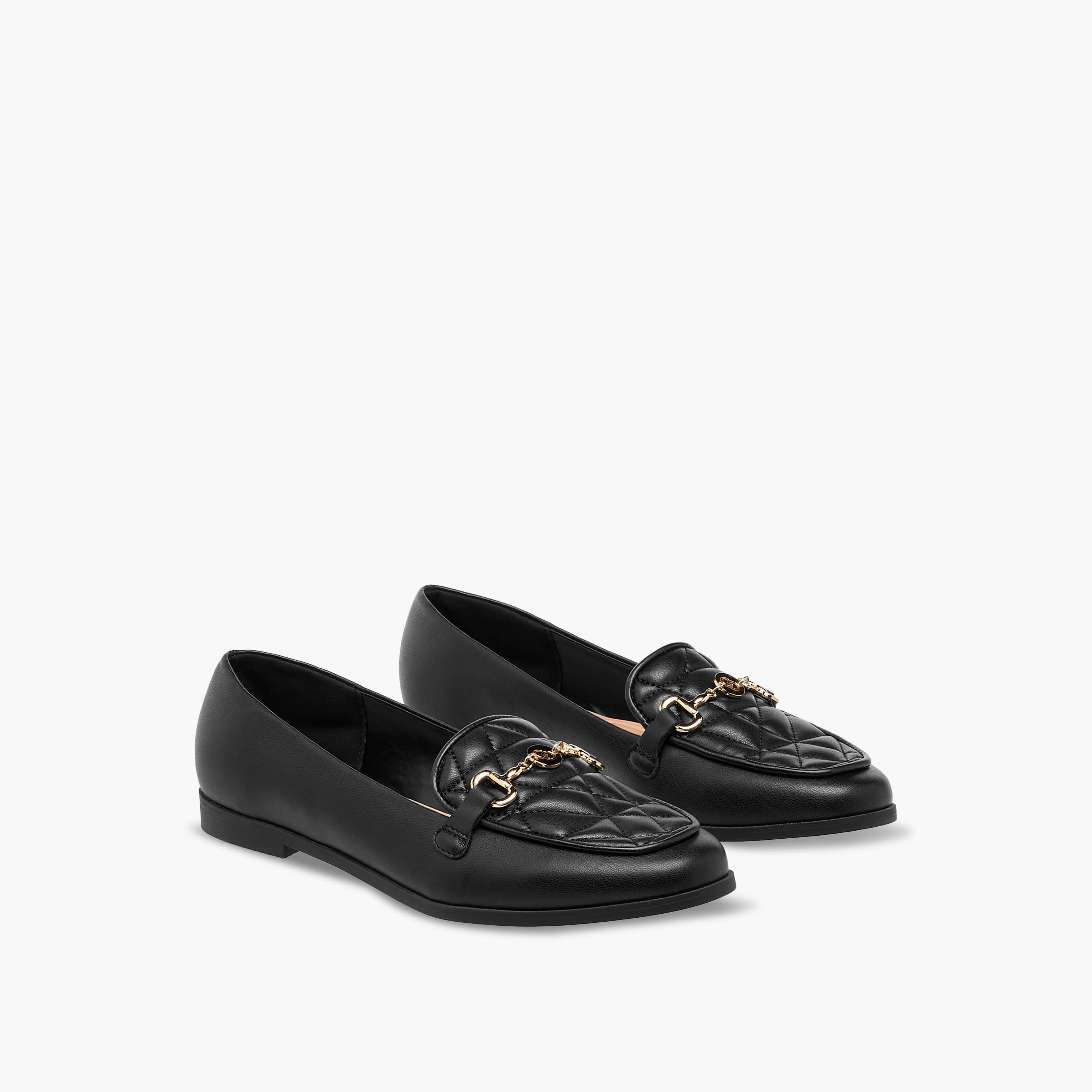 حذاء خفيف مبطّن سهل الارتداء بزينة معدنية للنساء من سيليست-women-shoes-loafersandmoccasins-image-6