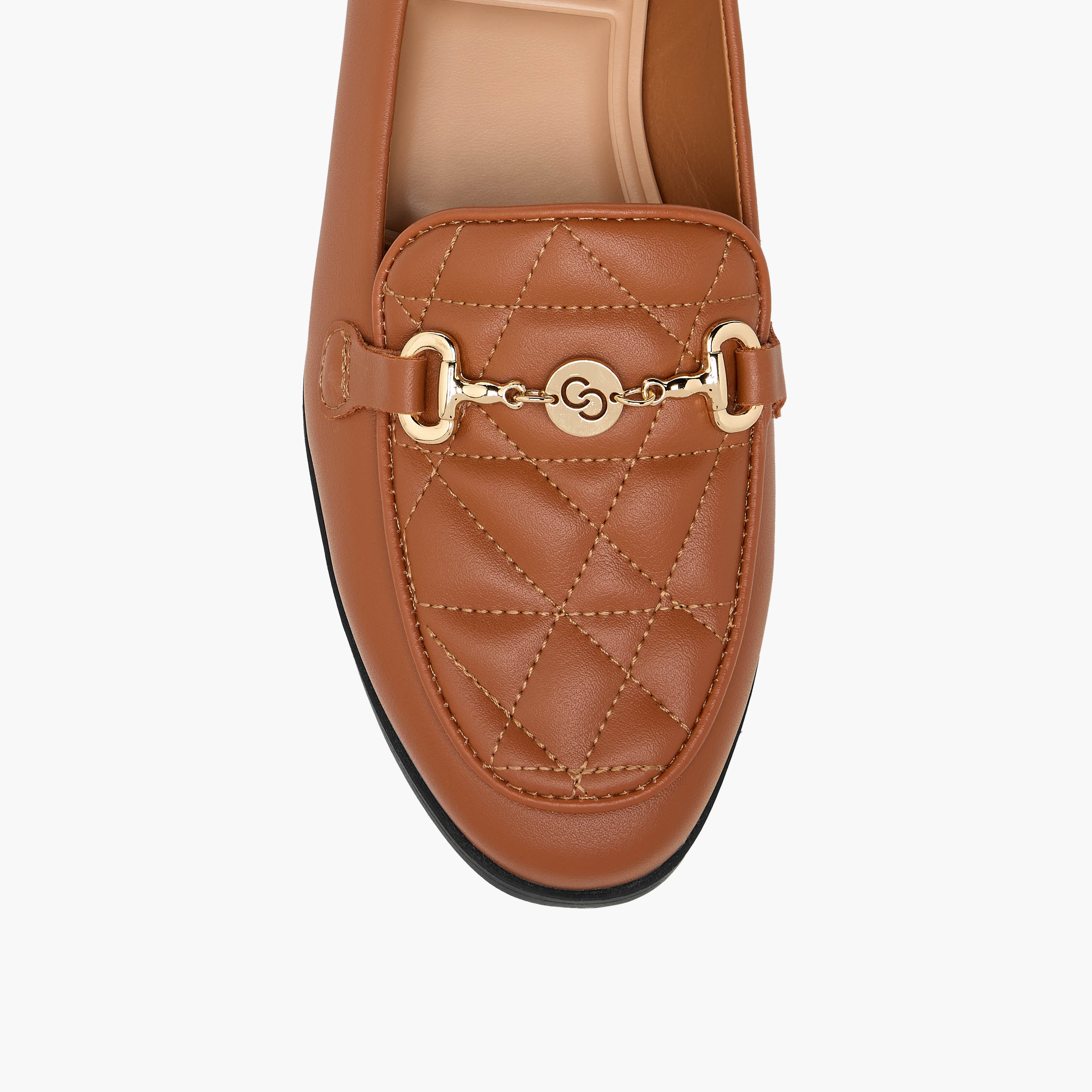 حذاء خفيف مبطّن سهل الارتداء بزينة معدنية للنساء من سيليست-women-shoes-loafersandmoccasins-image-4