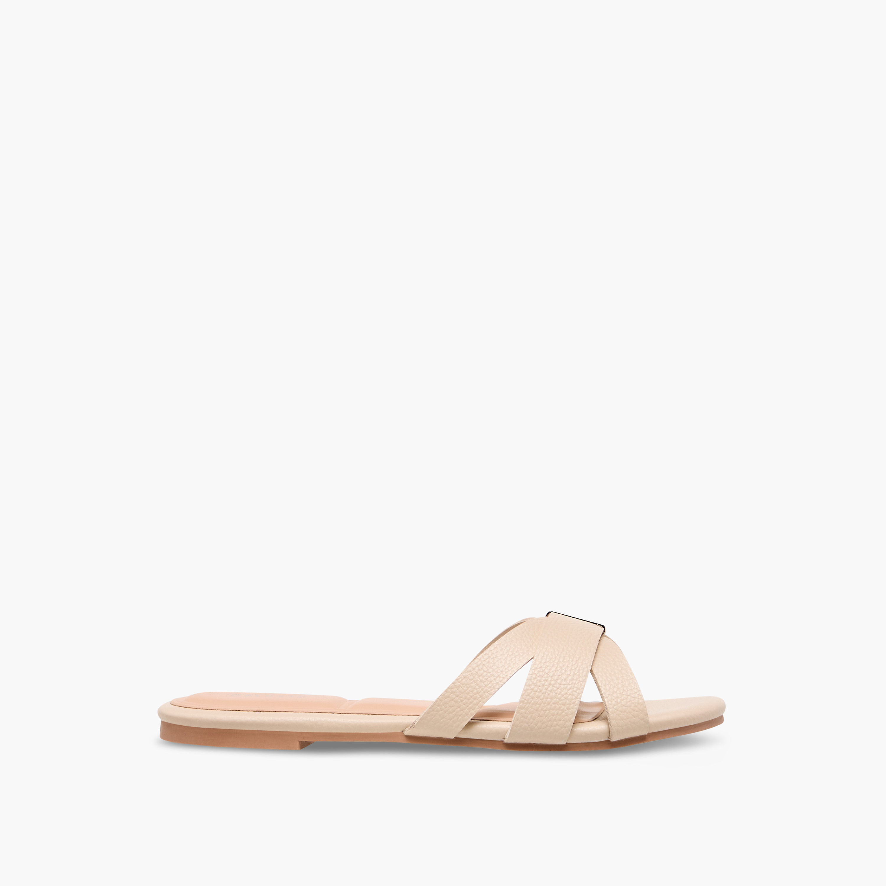 صندل سادة سهل الارتداء بأحزمة متقاطعة للنساء من سيليست-women-shoes-flats-sandals-image-3