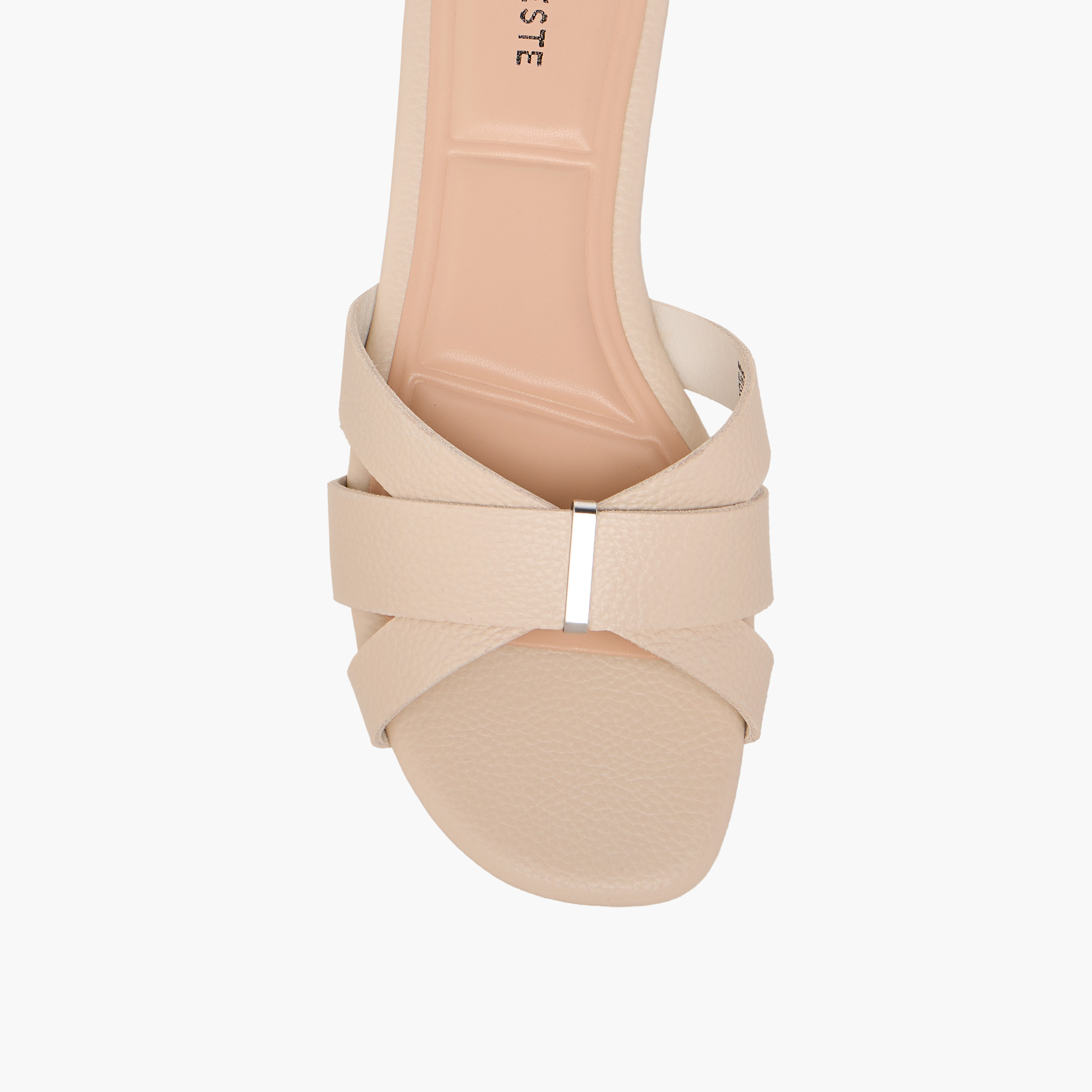 صندل سادة سهل الارتداء بأحزمة متقاطعة للنساء من سيليست-women-shoes-flats-sandals-image-4