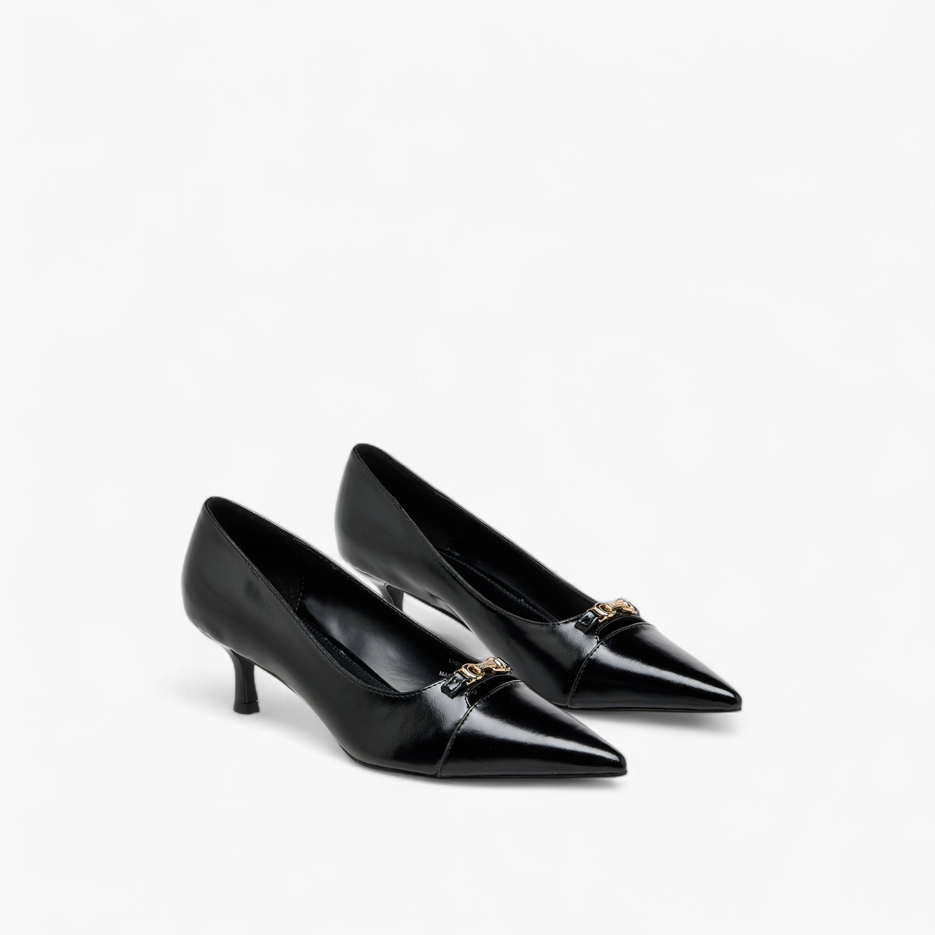 حذاء كلاسيكي سهل الارتداء سادة بكعب صغير من سيليست-women-shoes-heels-image-1