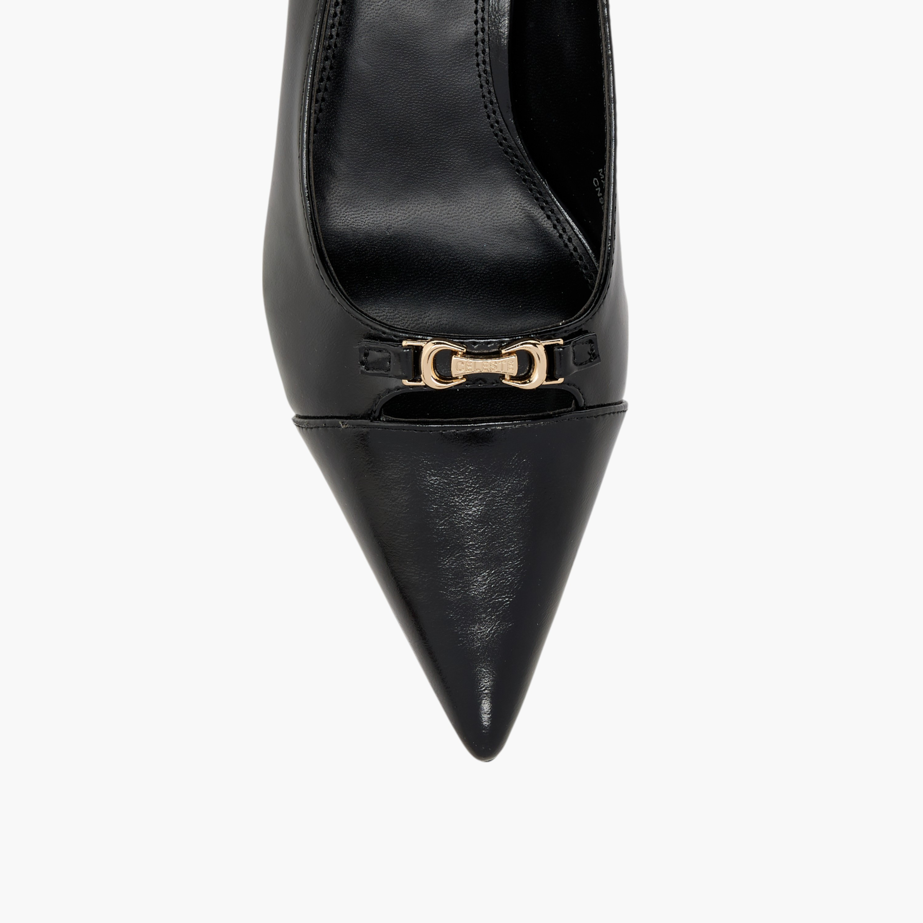 حذاء كلاسيكي سهل الارتداء سادة بكعب صغير من سيليست-women-shoes-heels-image-5