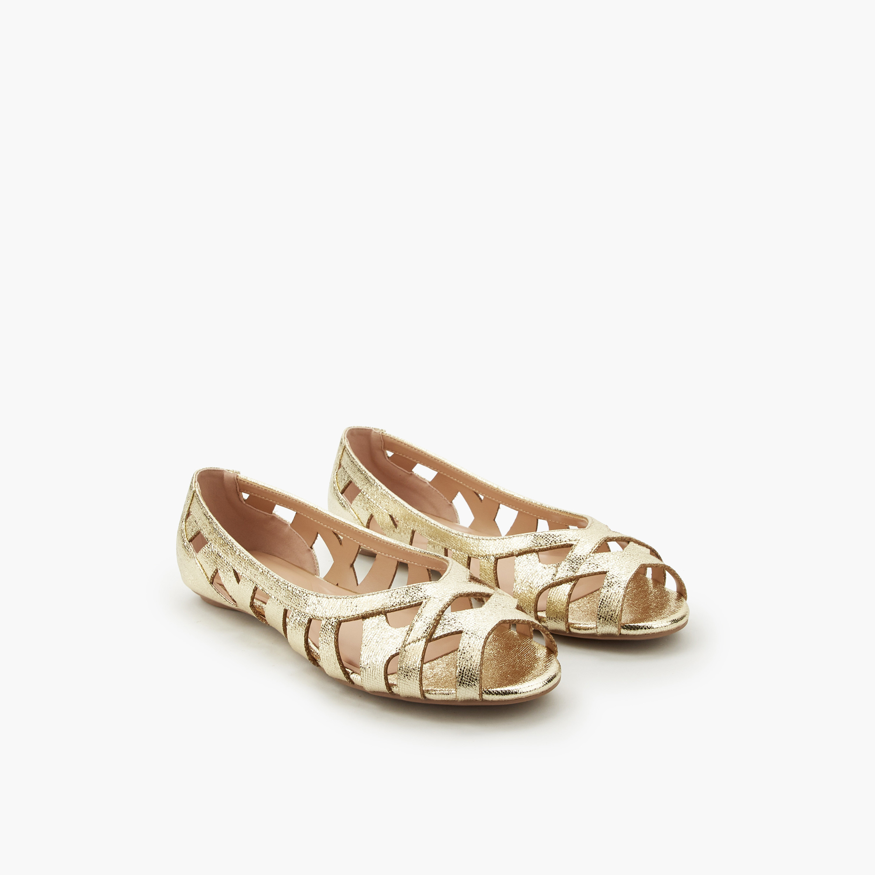 Celeste Women Cutout Design Ballerina Shoes-women-shoes-ballerinas-image-1