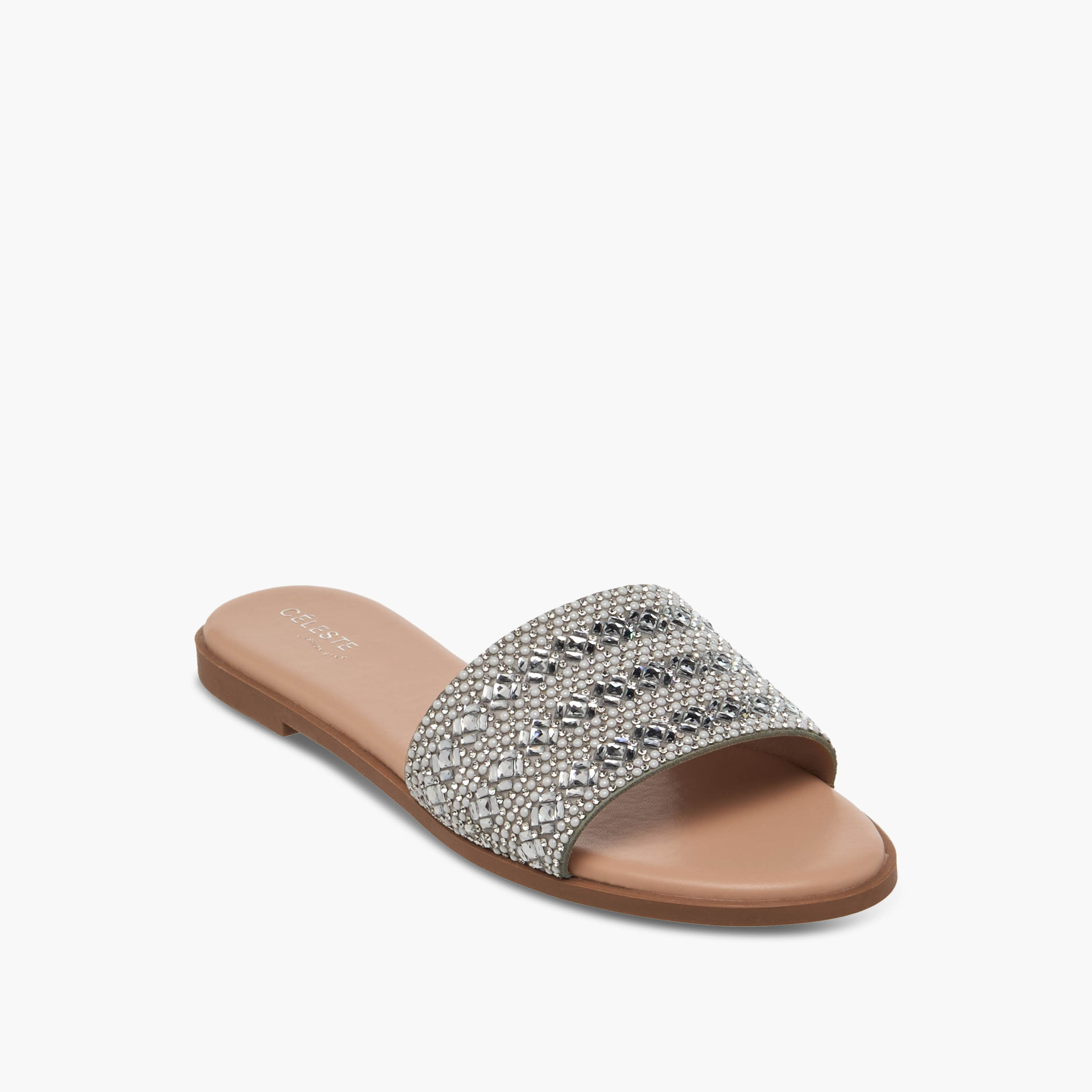 Celeste Women Embellished Slip-On Sandals-women-shoes-flats-sandals-image-2
