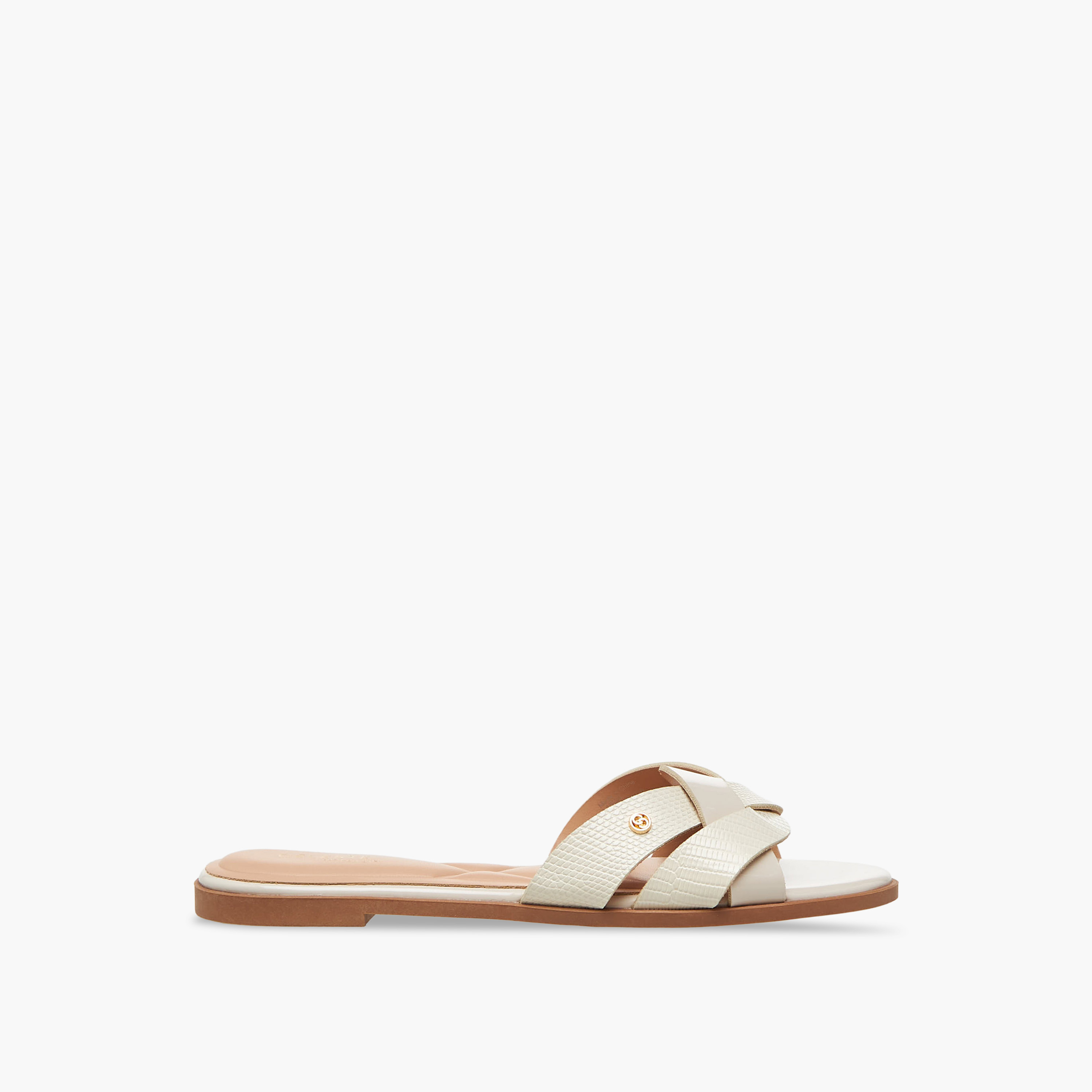 Celeste Women Textured Knot Slide Sandals-women-shoes-flats-sandals-image-3