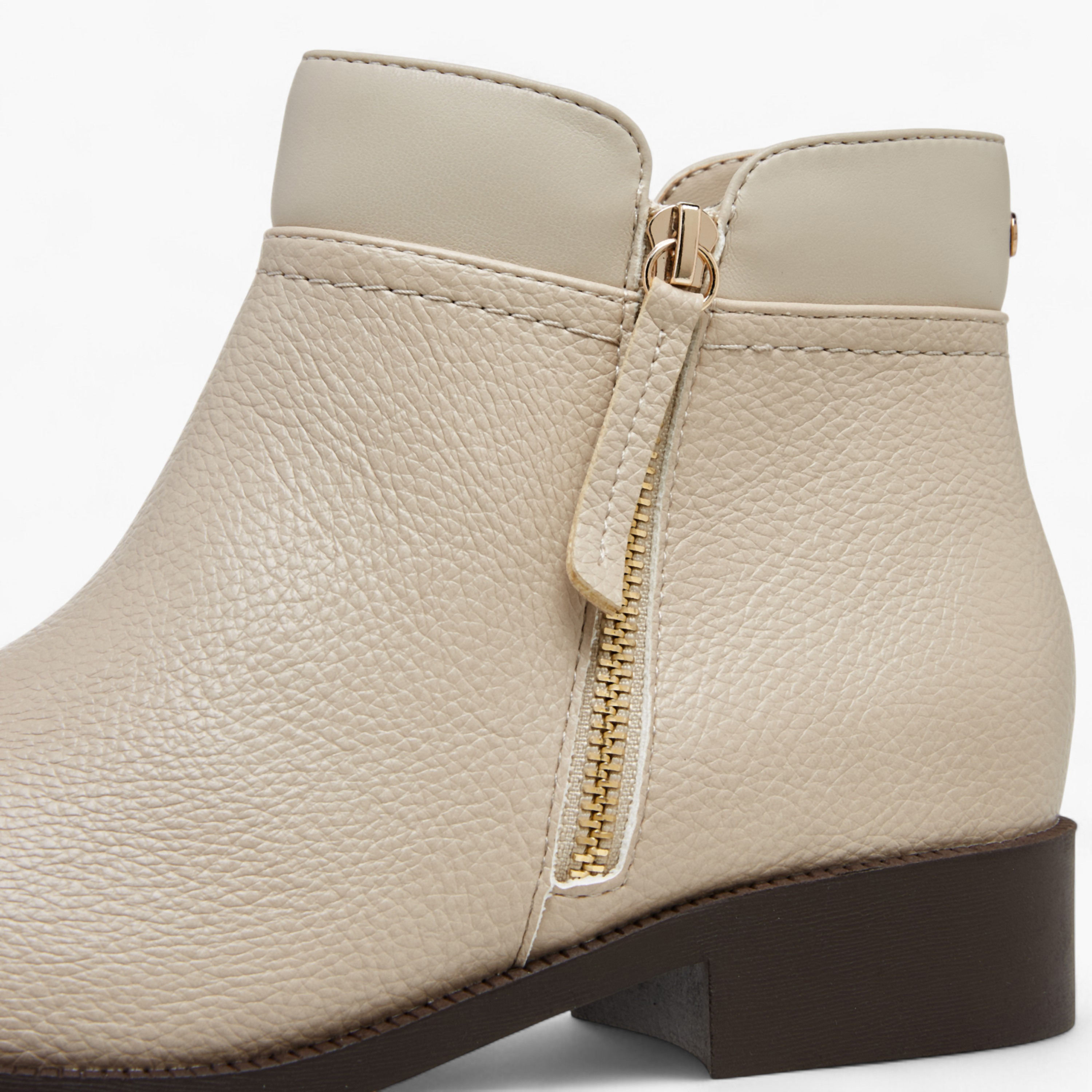 Flora Bella Solid Ankle Boots with Zip Closure-women-shoes-boots-image-6