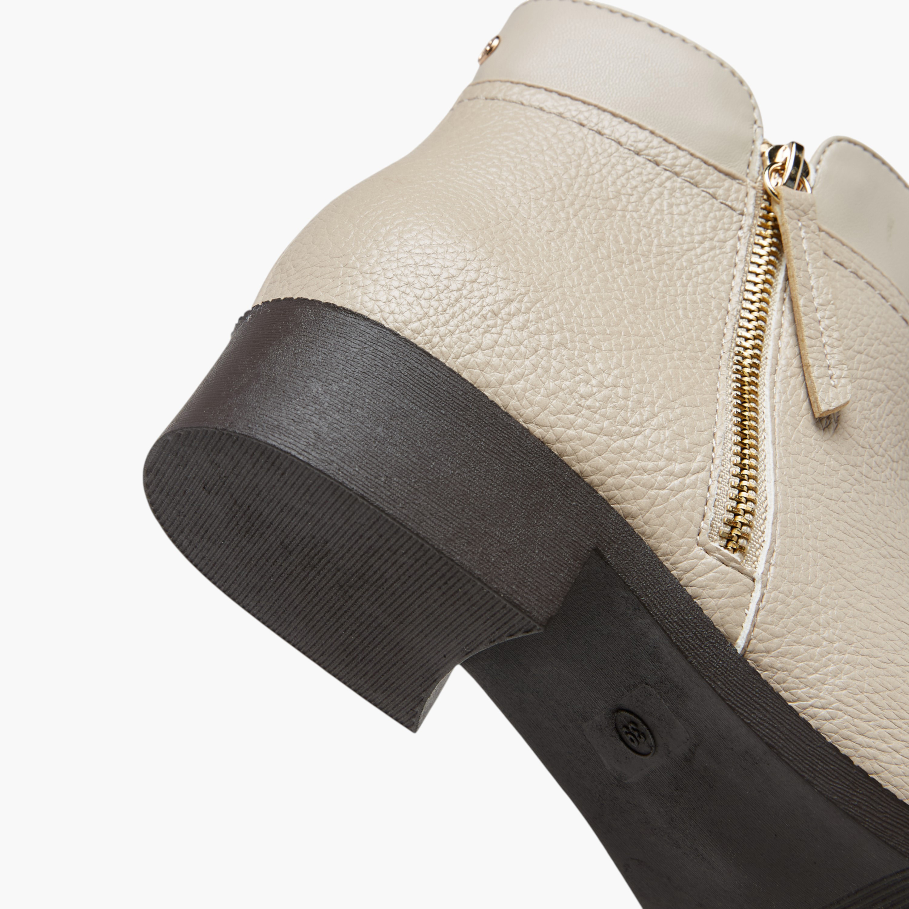Flora Bella Solid Ankle Boots with Zip Closure-women-shoes-boots-image-5