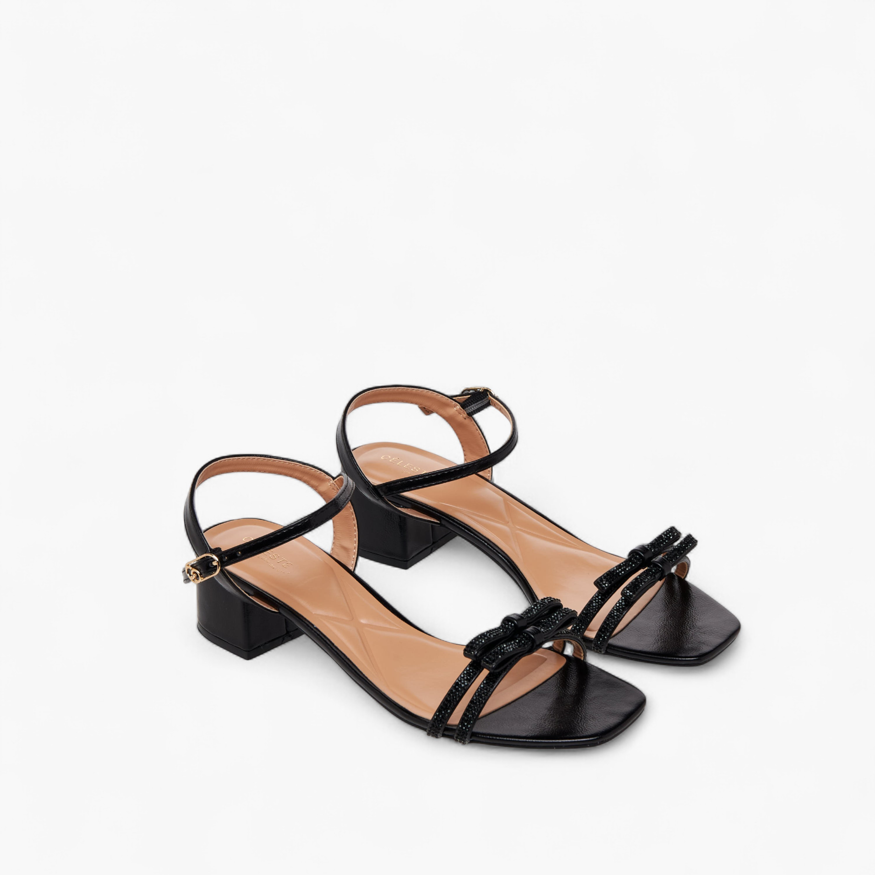 صندل مزين بكعب سميك للنساء من سيليست-women-shoes-sandals-heeled-image-1