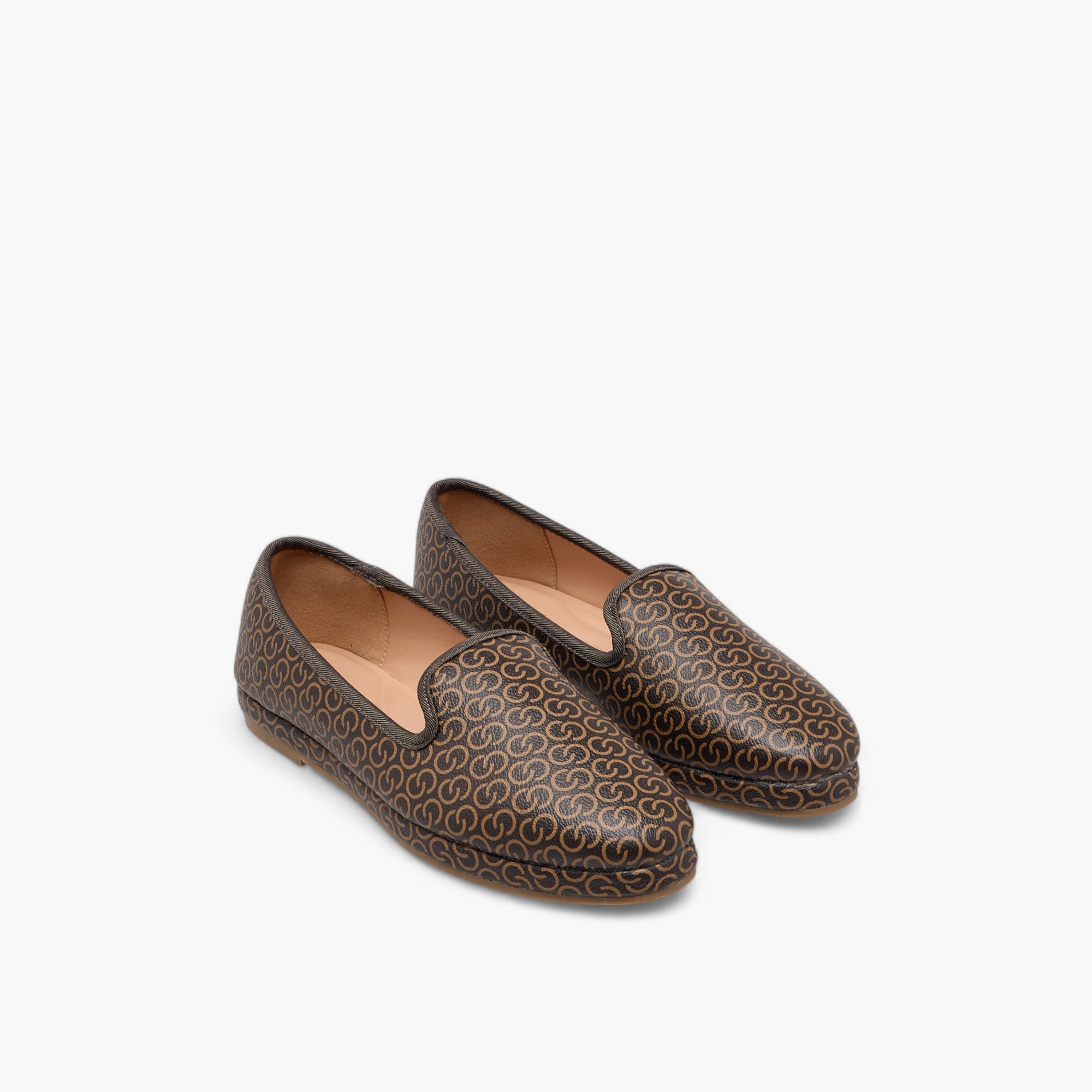 Celeste Women's Monogram Print Slip-On Loafers-women-shoes-flats-loafers-image-1
