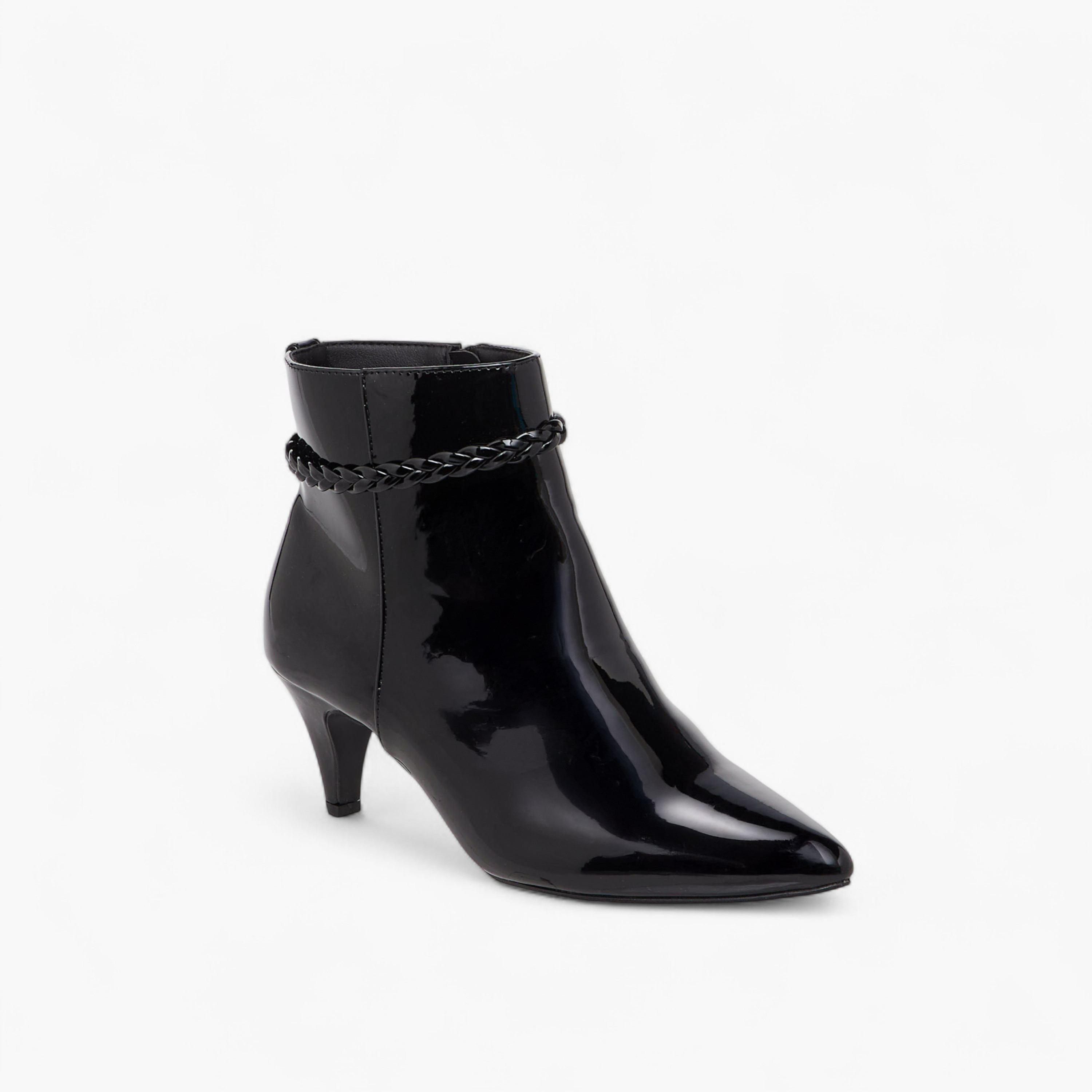Flora Bella Women Braided Accent Ankle Boots-women-shoes-boots-image-2