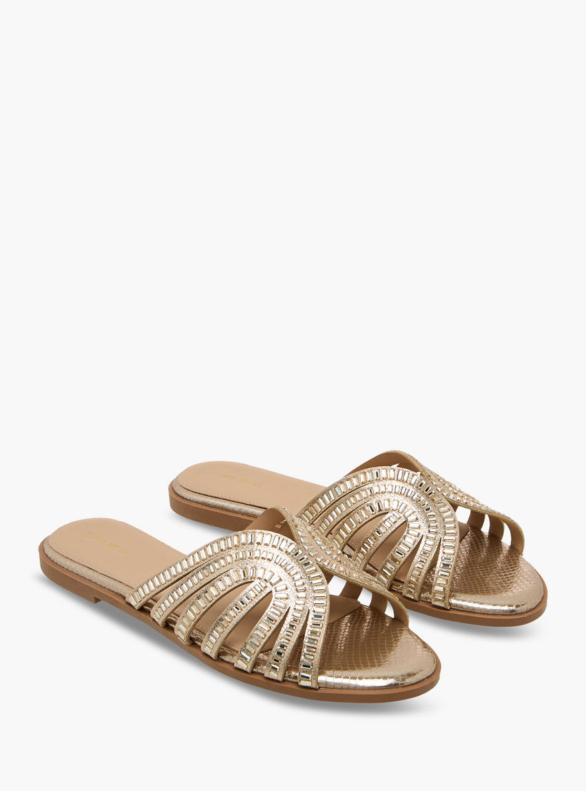 صندل سهل الارتداء بتزيينات للنساء من فلورا بيلا-women-shoes-flats-sandals-image-1