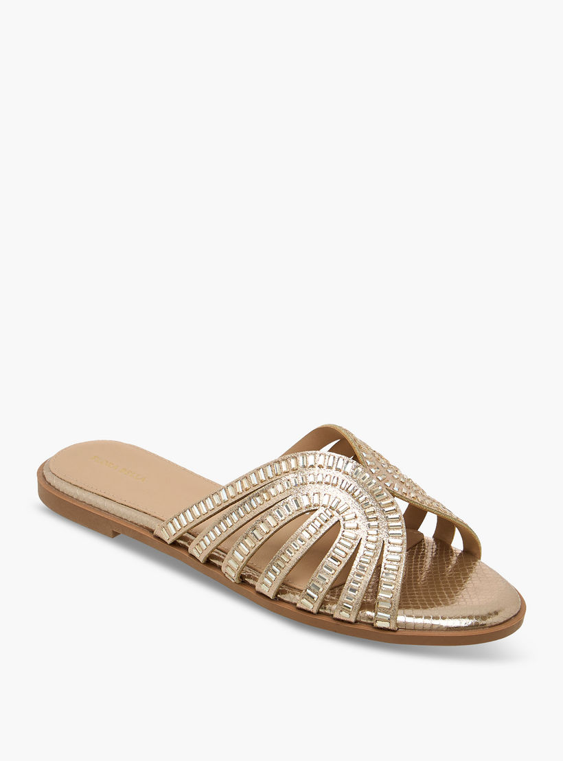 صندل سهل الارتداء بتزيينات للنساء من فلورا بيلا-women-shoes-flats-sandals-image-3