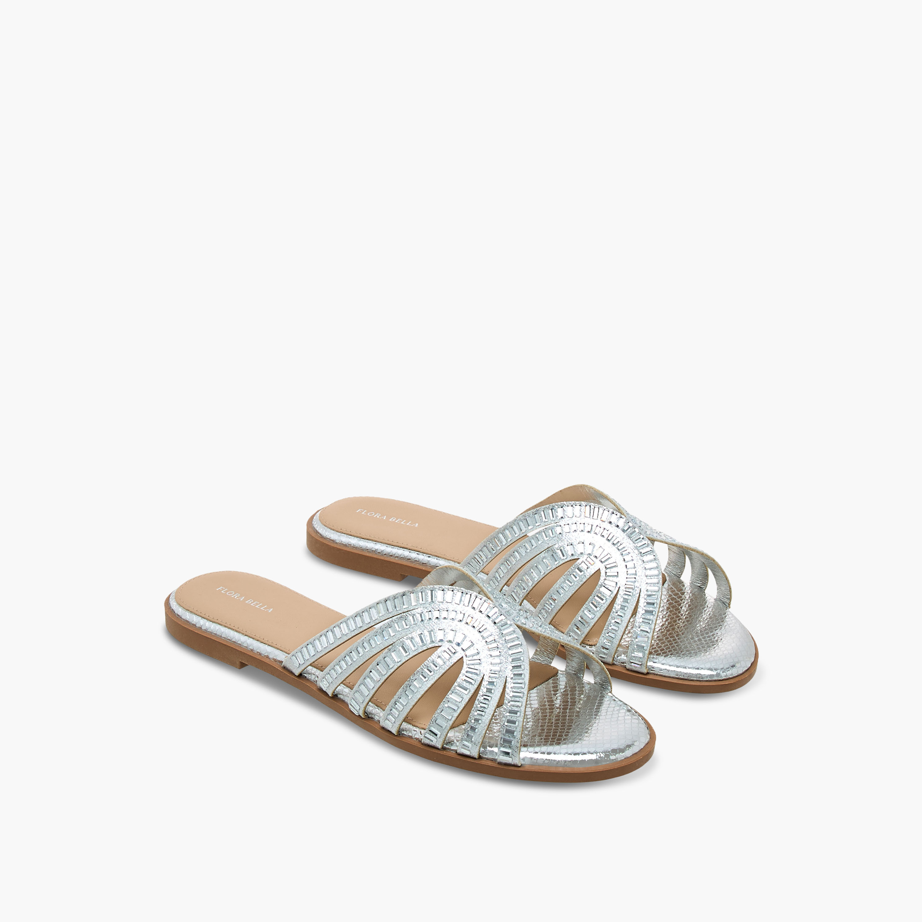 صندل سهل الارتداء بتزيينات للنساء من فلورا بيلا-women-shoes-flats-sandals-image-1