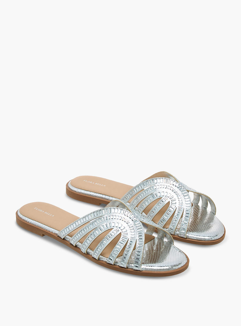 صندل سهل الارتداء بتزيينات للنساء من فلورا بيلا-women-shoes-flats-sandals-image-1