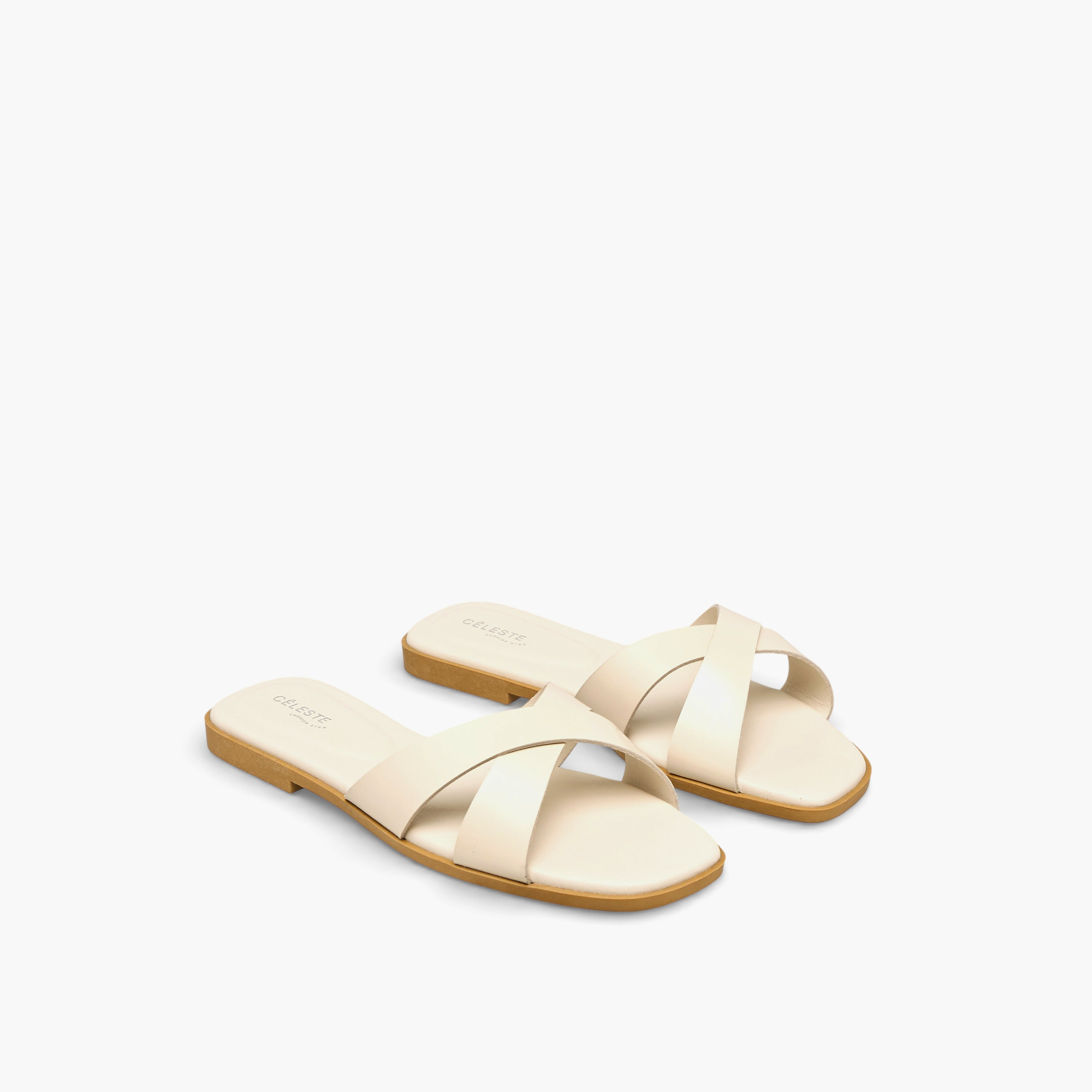 صندل بأحزمة متقاطعة للنساء من سيليست-women-shoes-flats-sandals-image-1