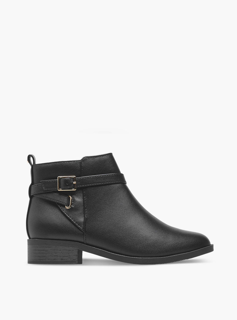 بوت بطول الكاحل بسحاب إغلاق للنساء من فلورا بيلا-women-shoes-boots-image-3