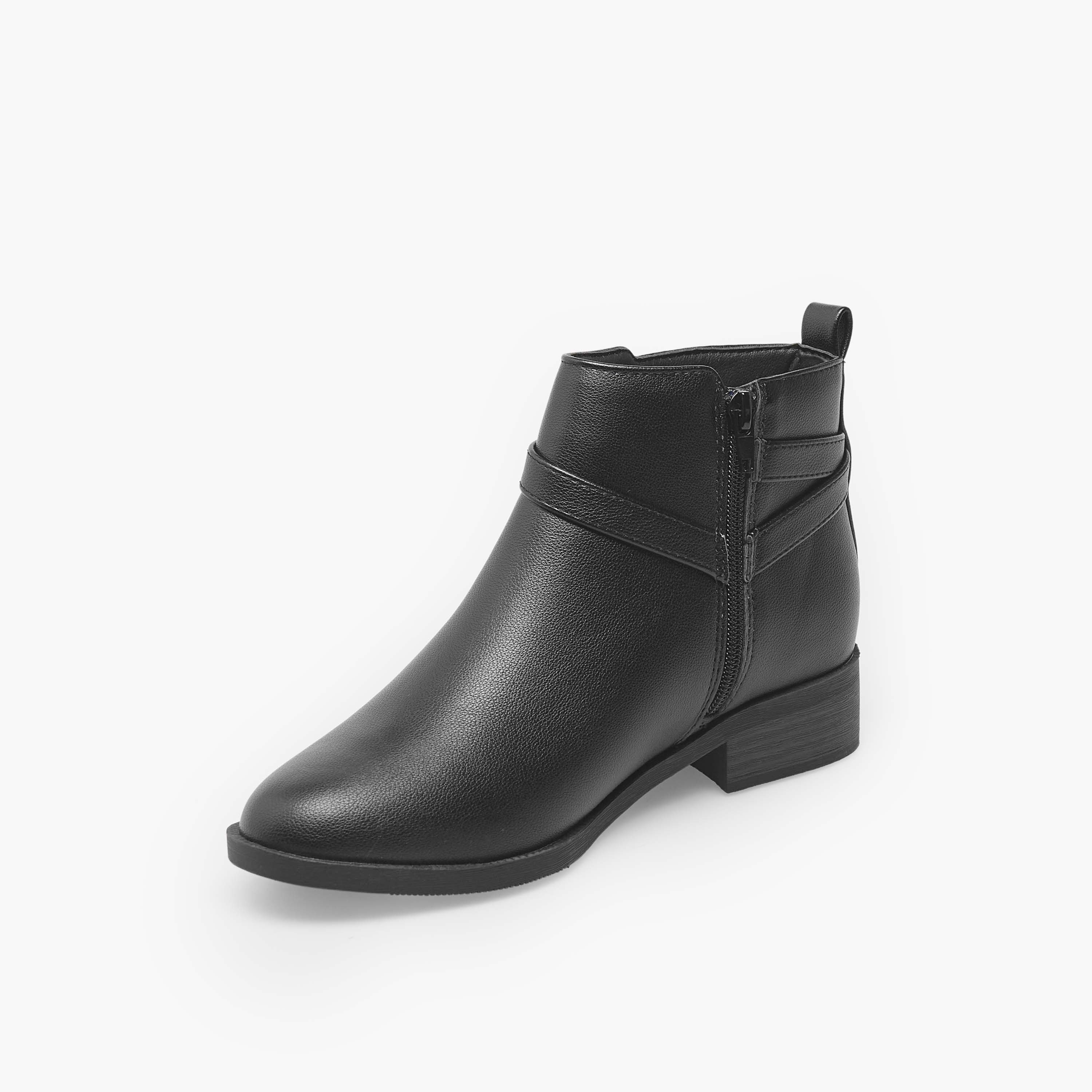 بوت بطول الكاحل بسحاب إغلاق للنساء من فلورا بيلا-women-shoes-boots-image-6
