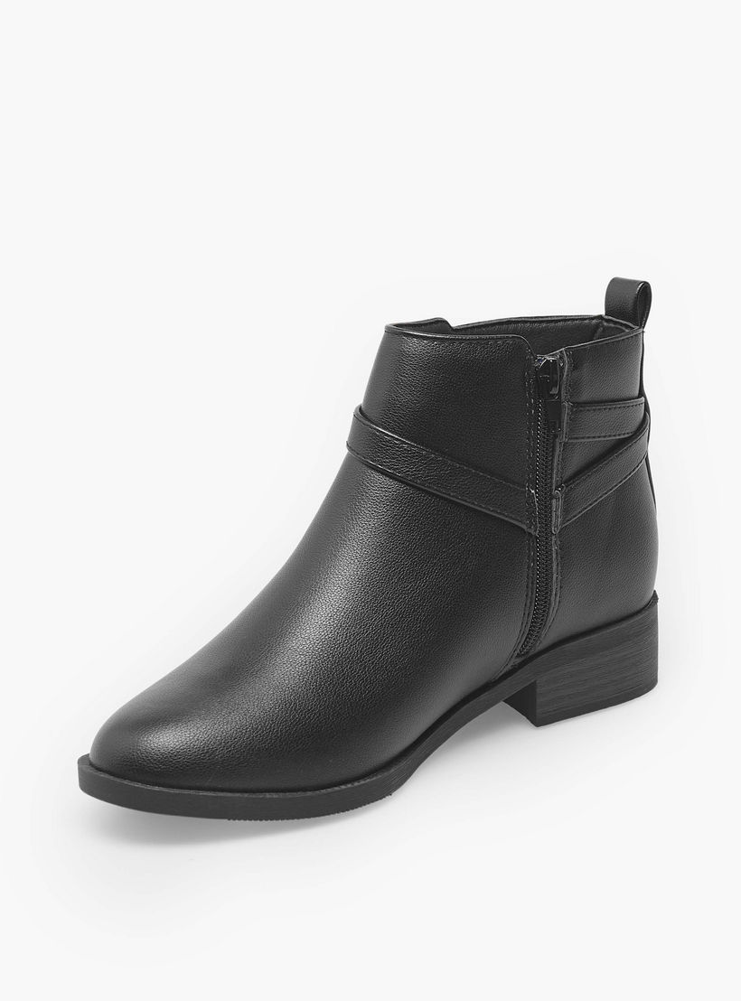 بوت بطول الكاحل بسحاب إغلاق للنساء من فلورا بيلا-women-shoes-boots-image-6