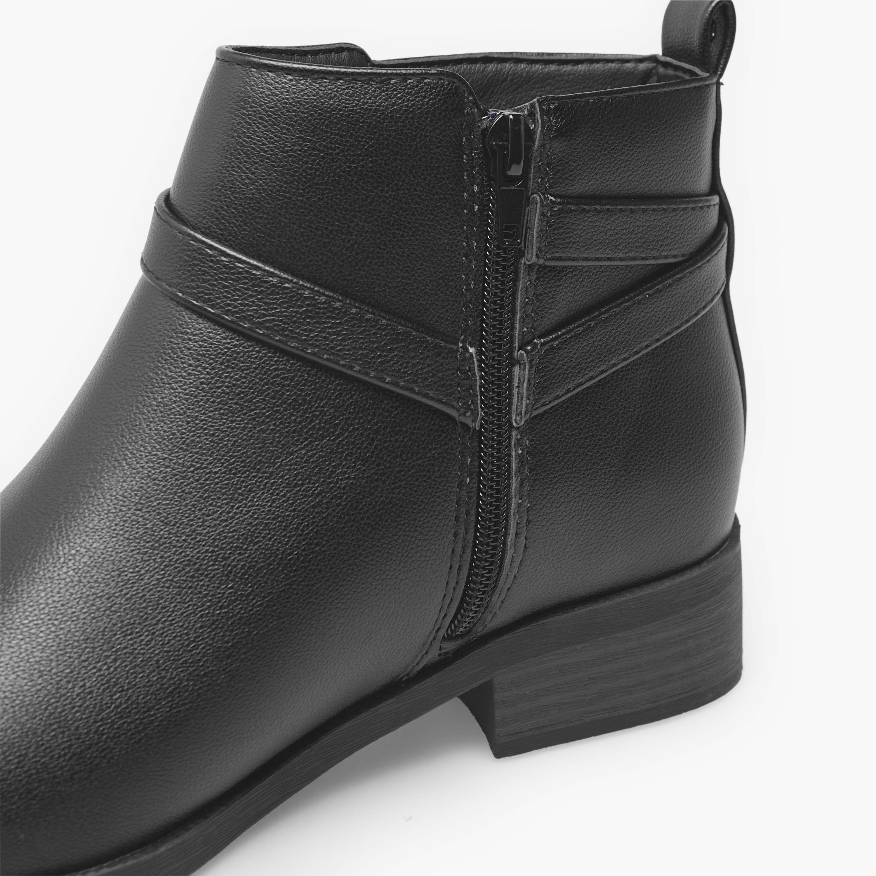 بوت بطول الكاحل بسحاب إغلاق للنساء من فلورا بيلا-women-shoes-boots-image-8