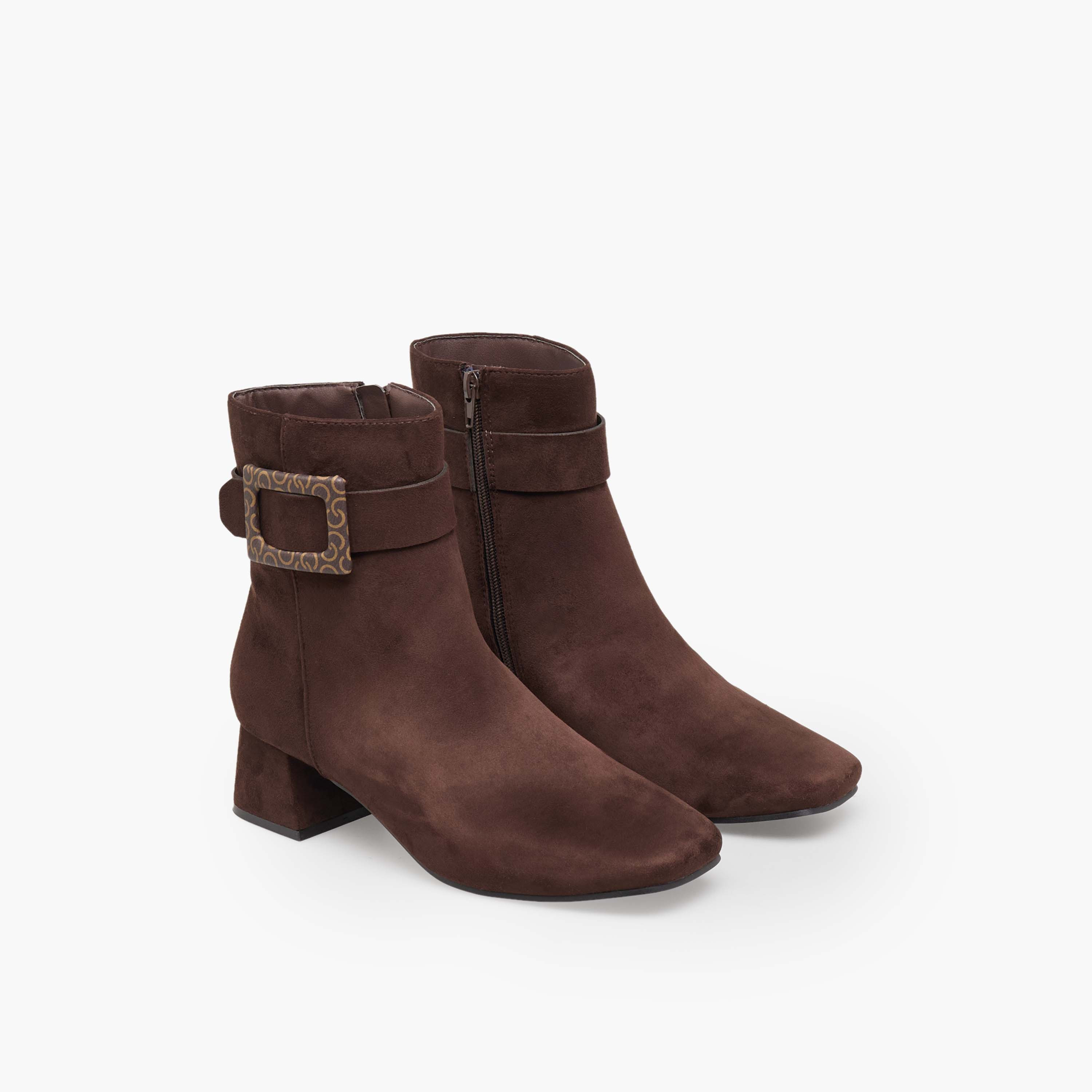 Celeste Women Suede Ankle Boots-women-shoes-boots-image-1